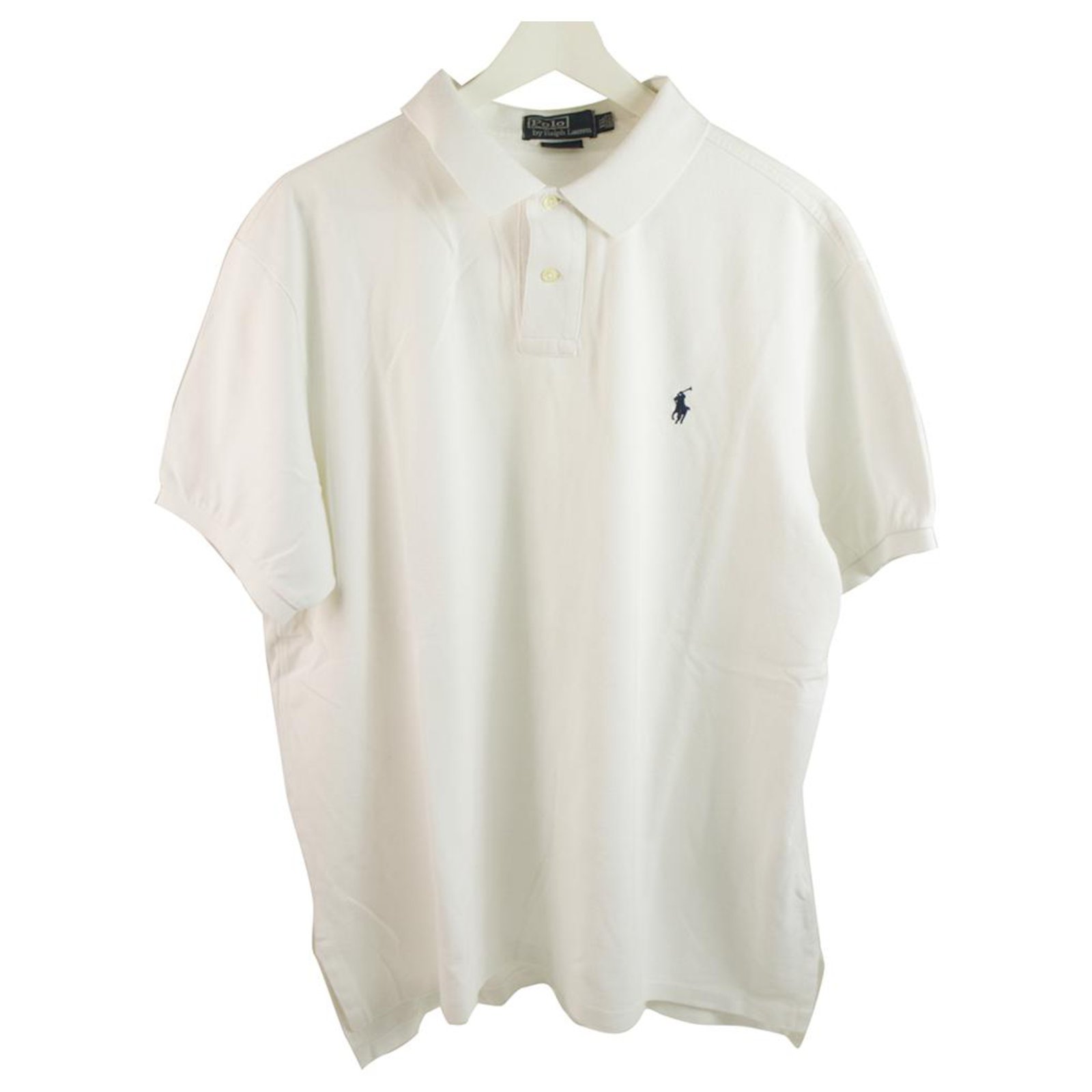 Ralph Lauren Polo Sport White Short Sleeve Cotton Polo Mens Top size XXL   - Joli Closet