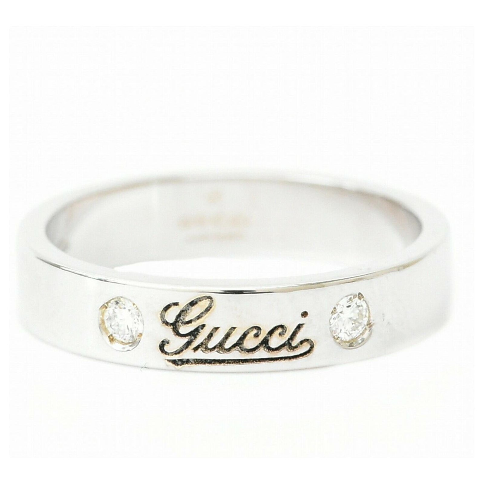 Gucci Gucci Diamond Ring Rings White 