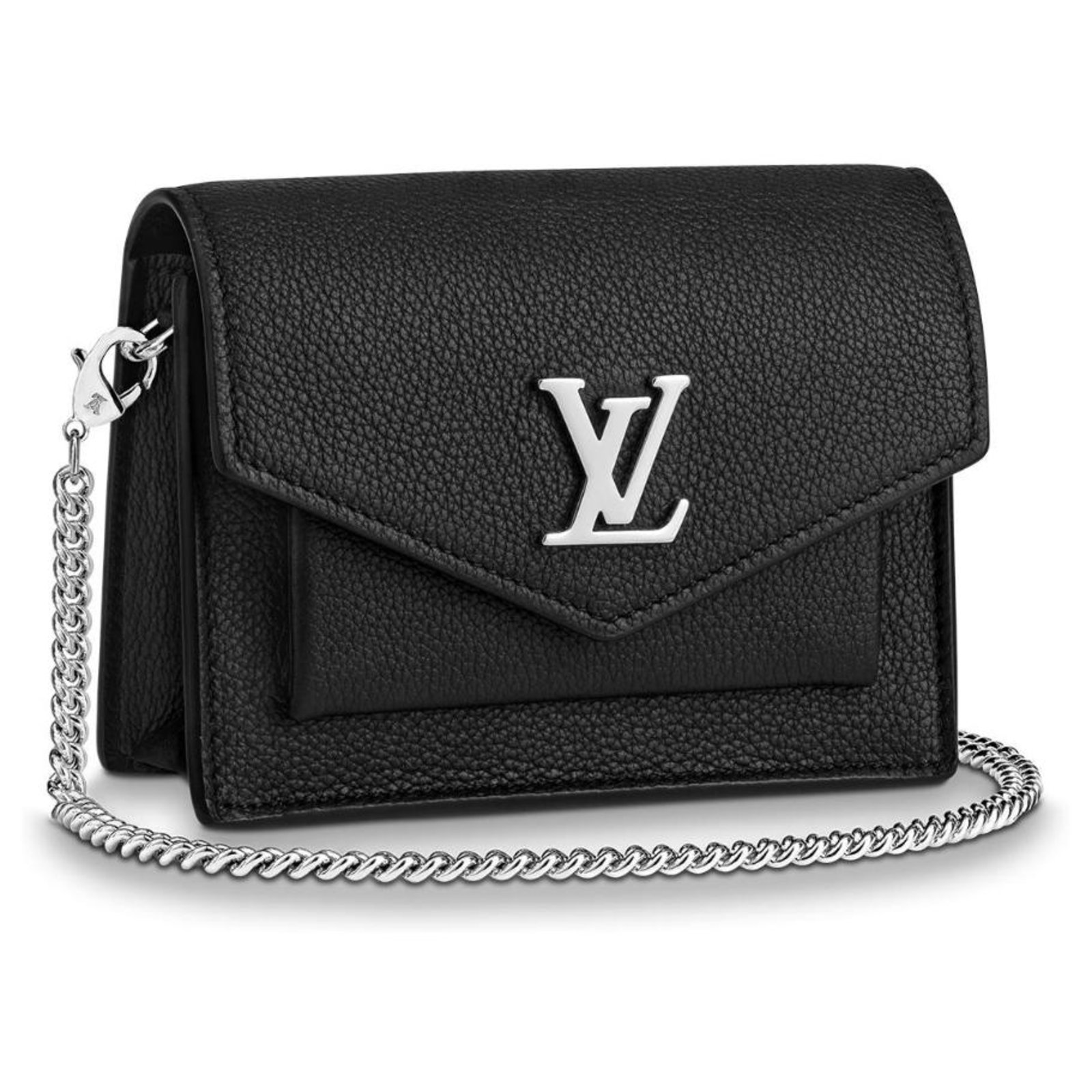 Louis Vuitton Mini Mylockme pochette Black Leather ref.189350 - Joli Closet