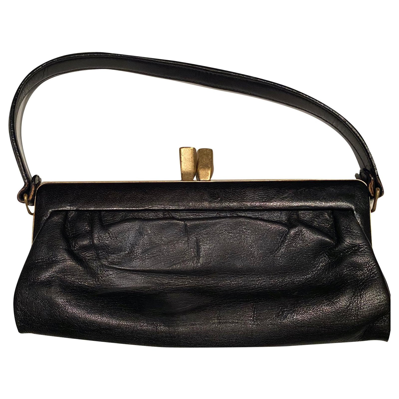 chloe black clutch bag