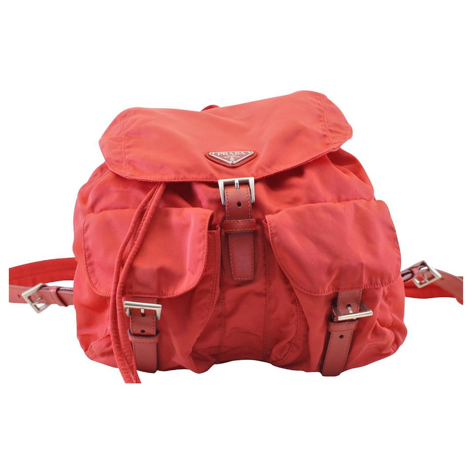 prada nylon red