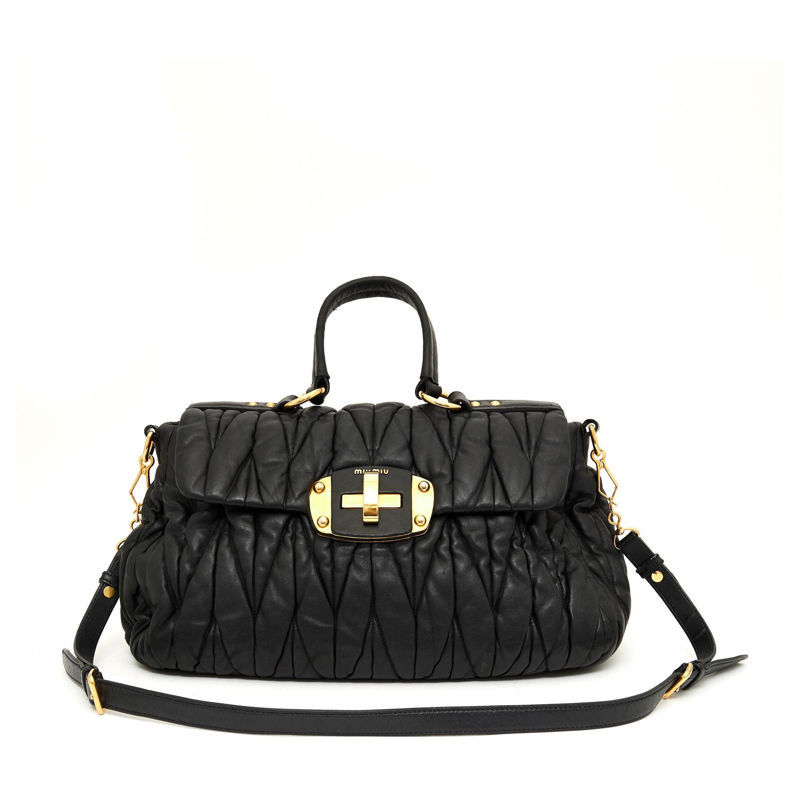 miu miu black crossbody bag