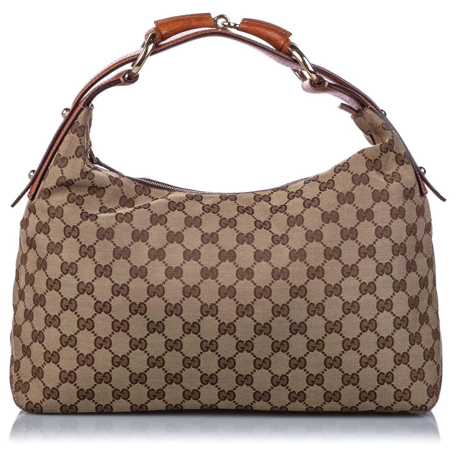 Hobo handbag Gucci Beige in Cotton - 36368959