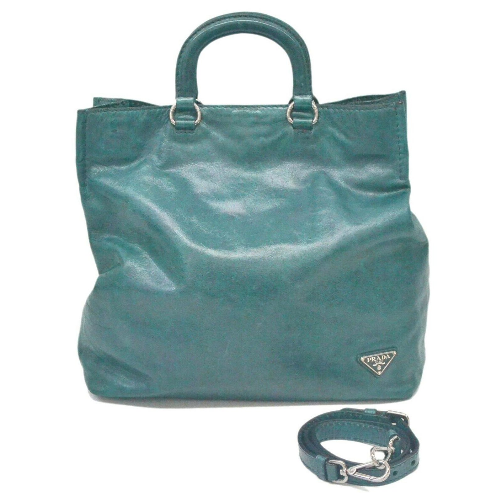 prada purse green