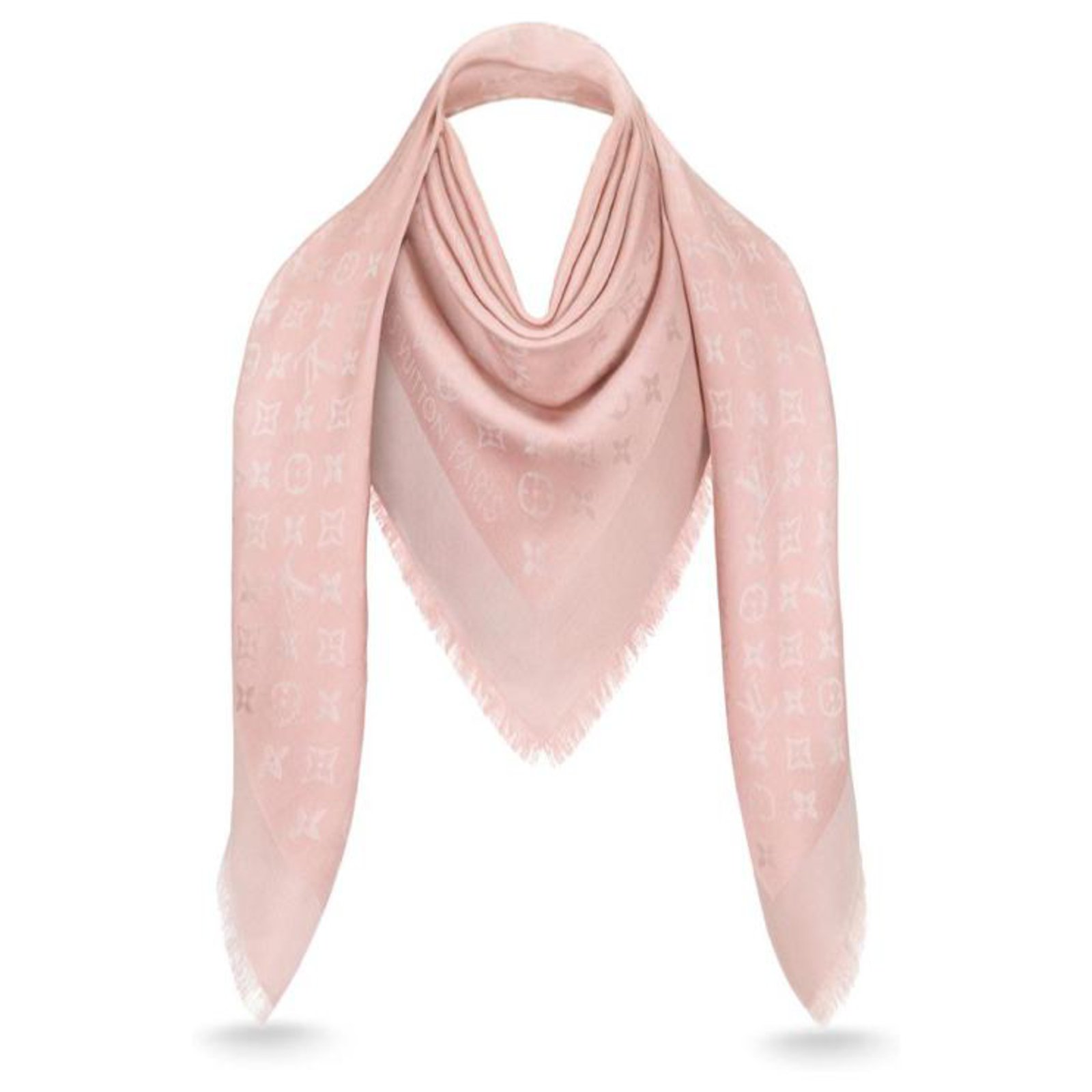 Louis Vuitton Scarves Pink Silk ref.190374 - Joli Closet