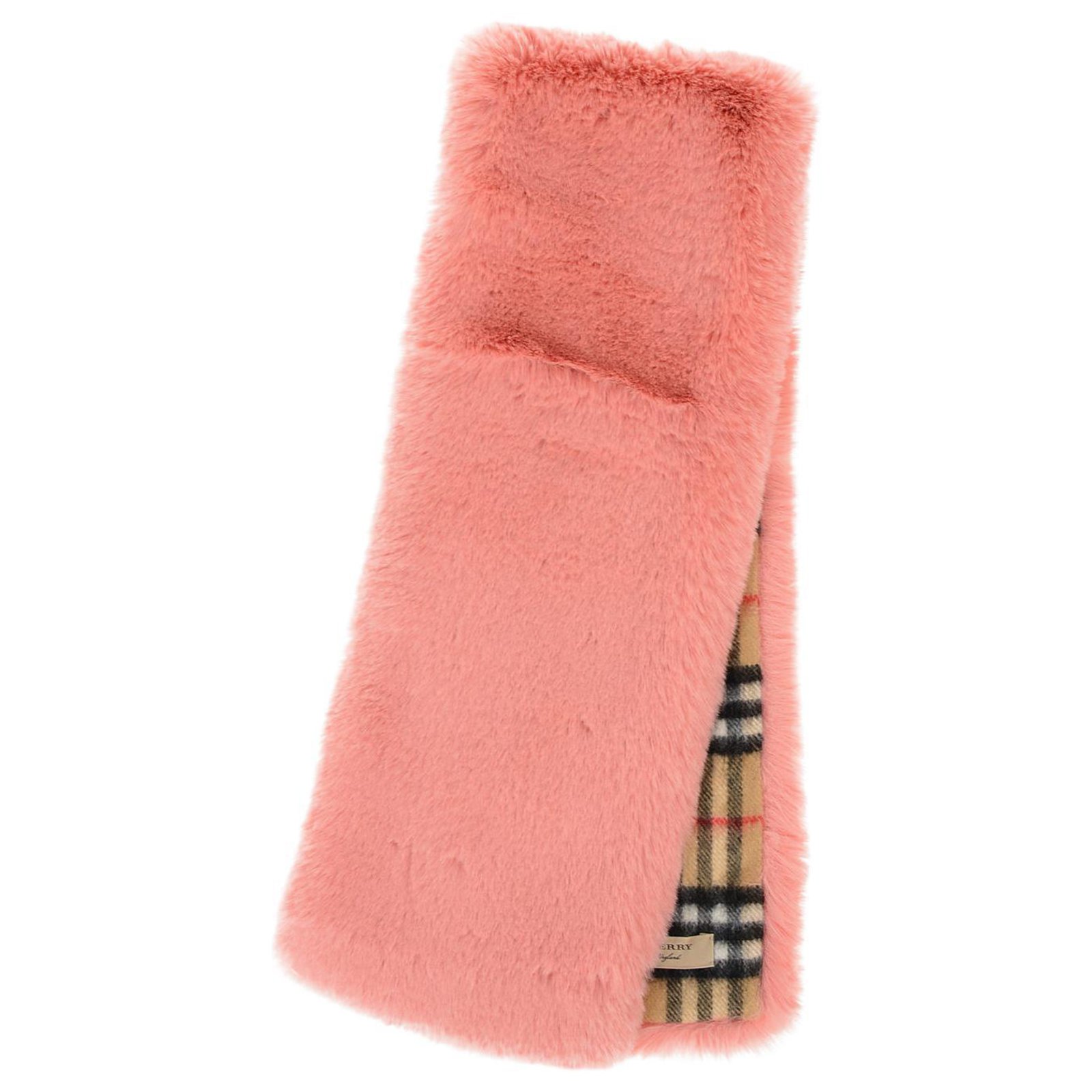 burberry fur scarf