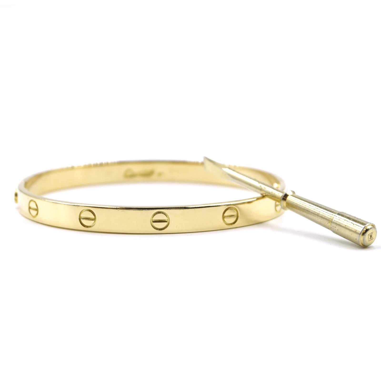 gold screw for cartier bracelet