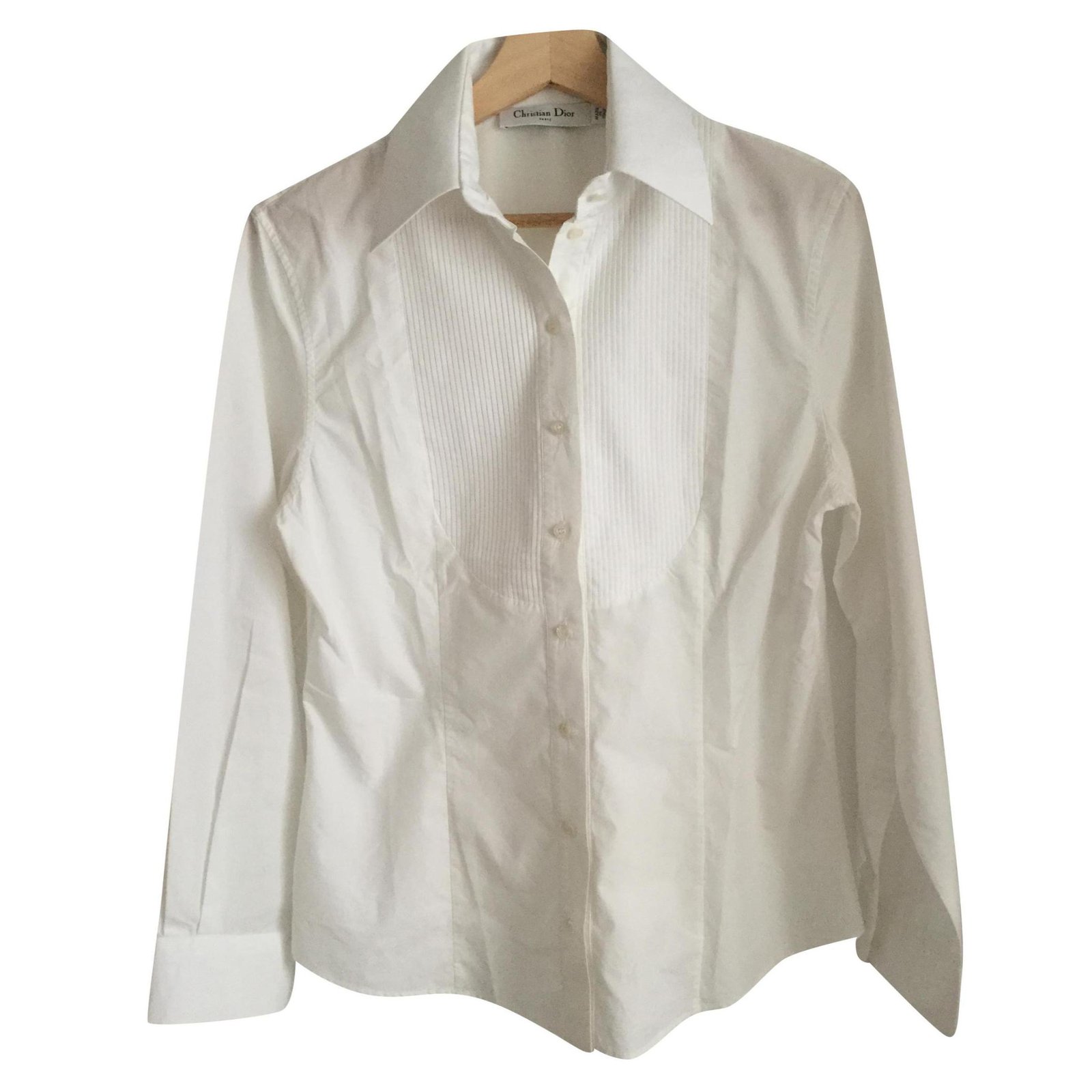 christian dior white button up