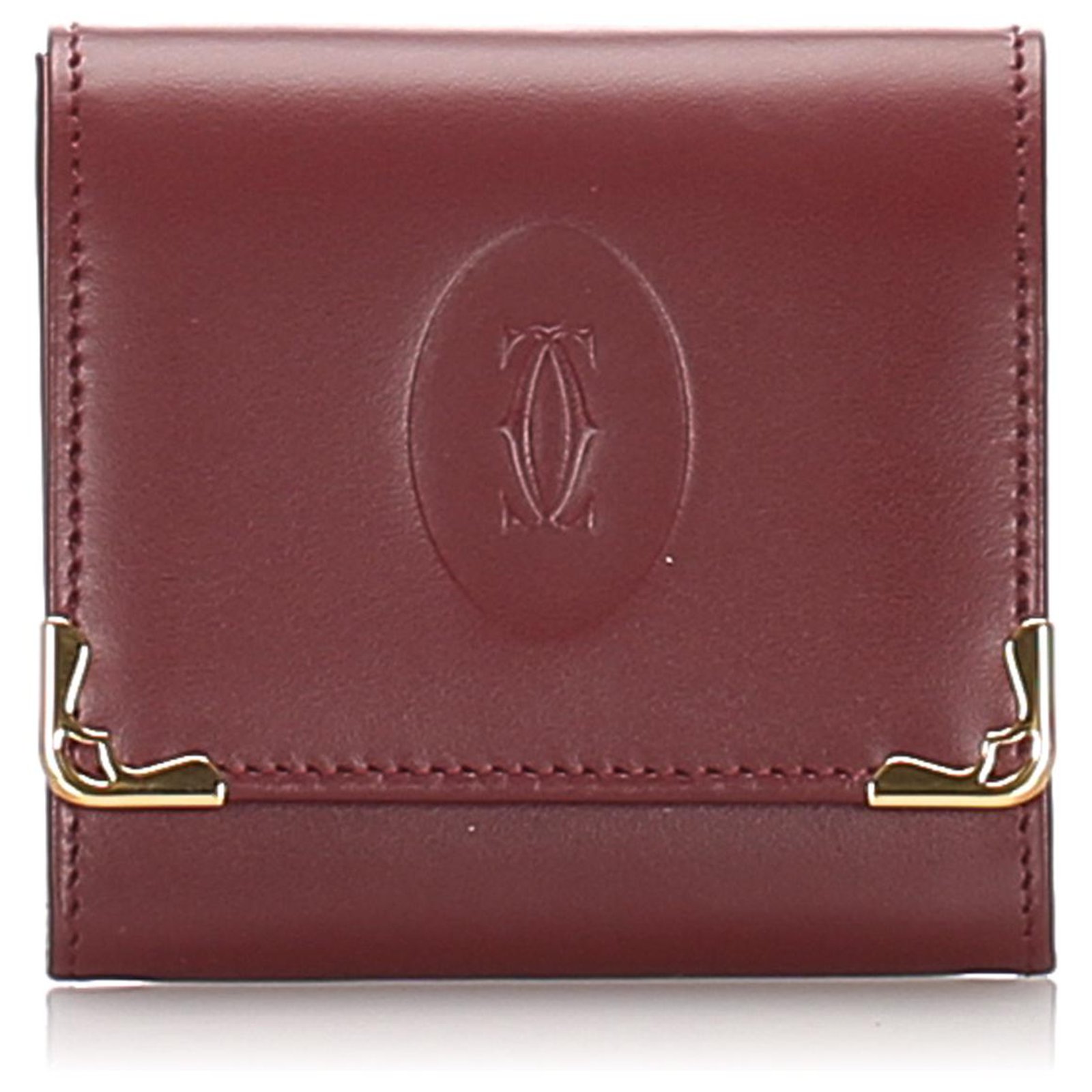 cartier leather coin purse