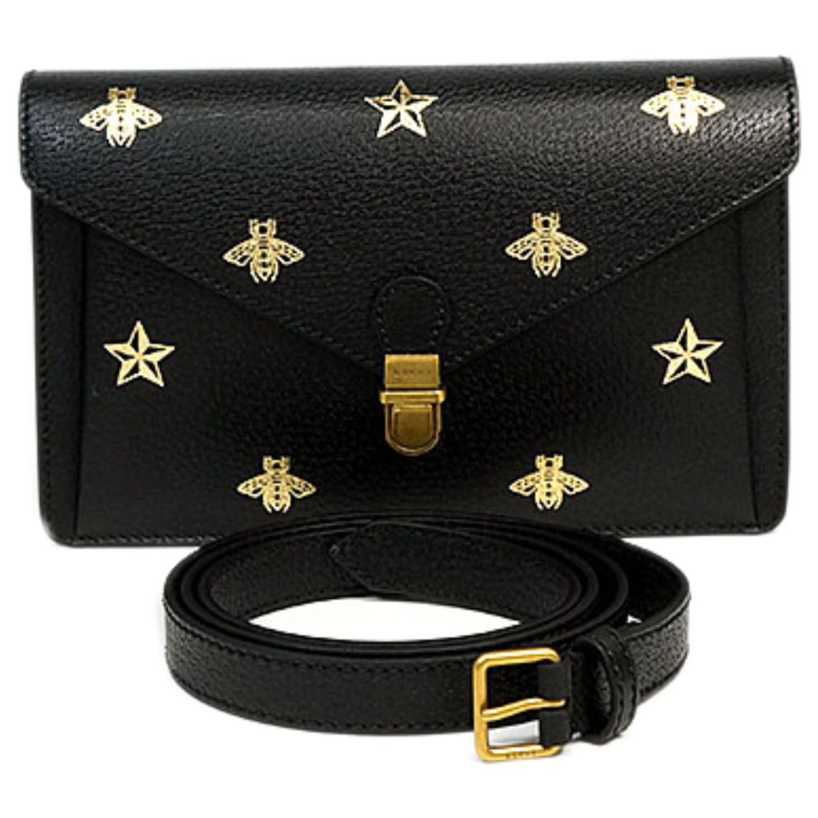 gucci bees and stars belt