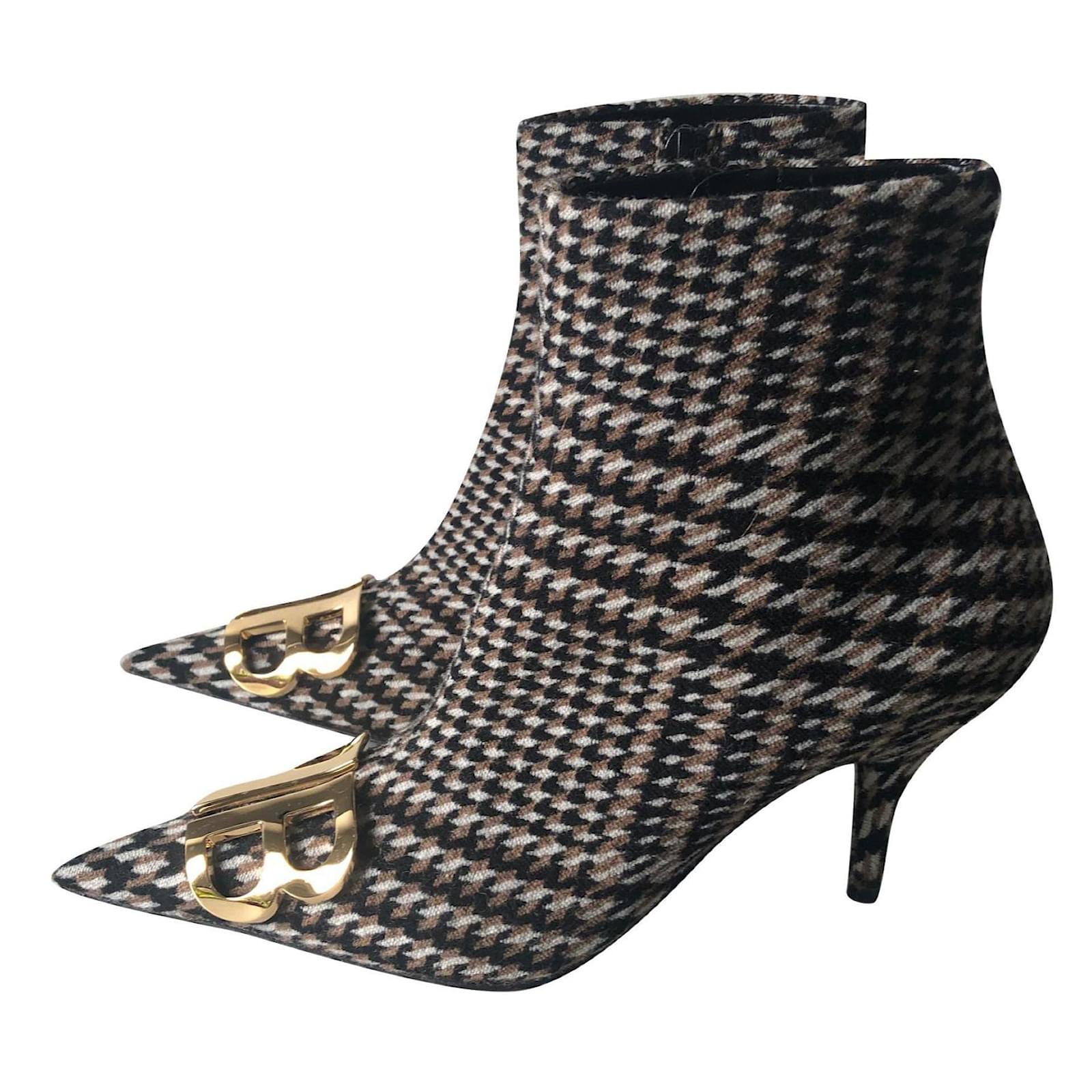 Botines Balenciaga BB en tweed Multicolor ref.193144 - Joli Closet