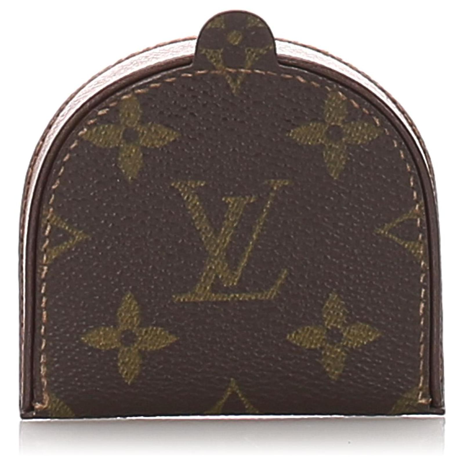 Louis Vuitton Monogram Porte-Monnaie Cuvette Coin Purse - Brown