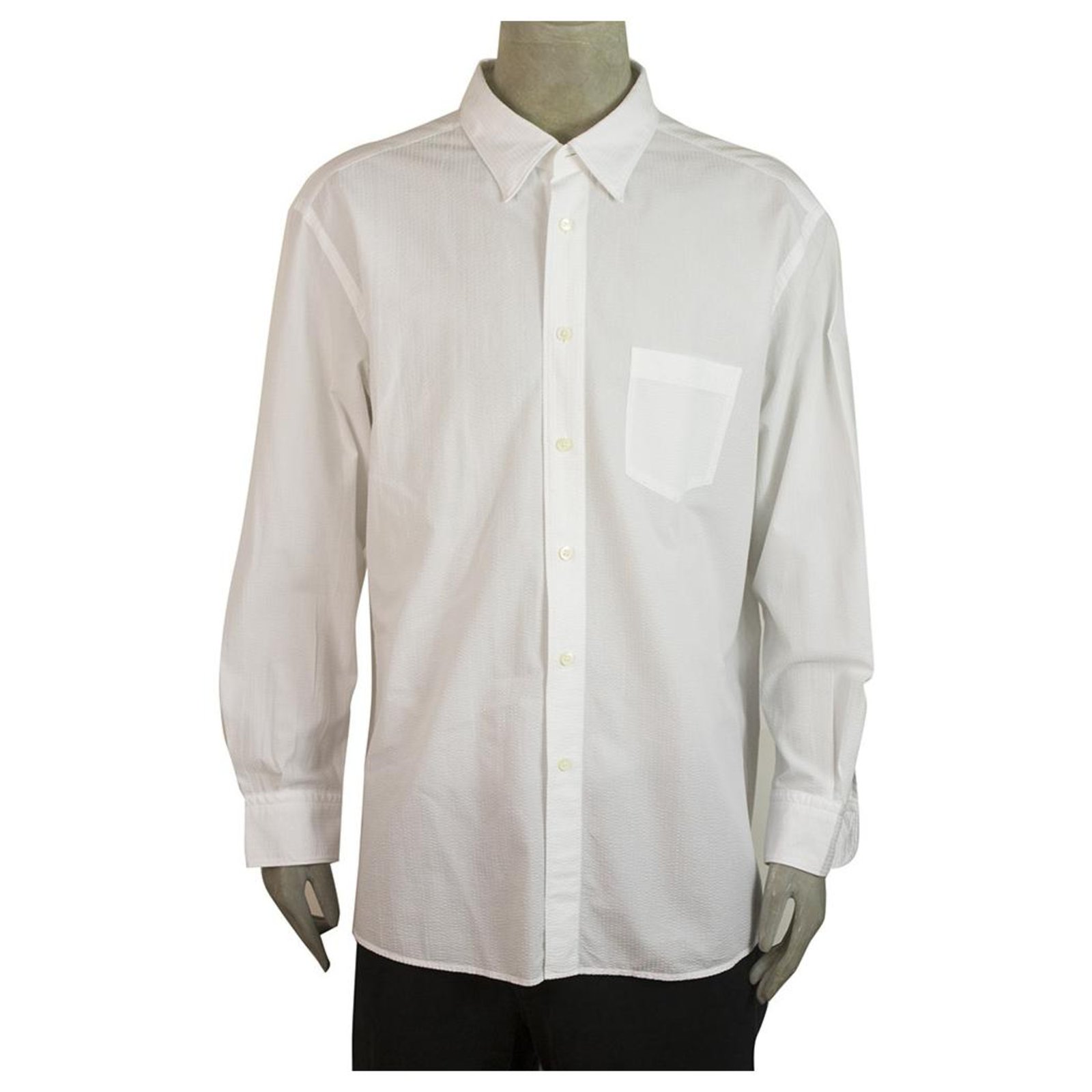 Homme Vêtements Chemises Chemises habillées Chemise ajustée classique Coton Ermenegildo Zegna pour homme en coloris Blanc 