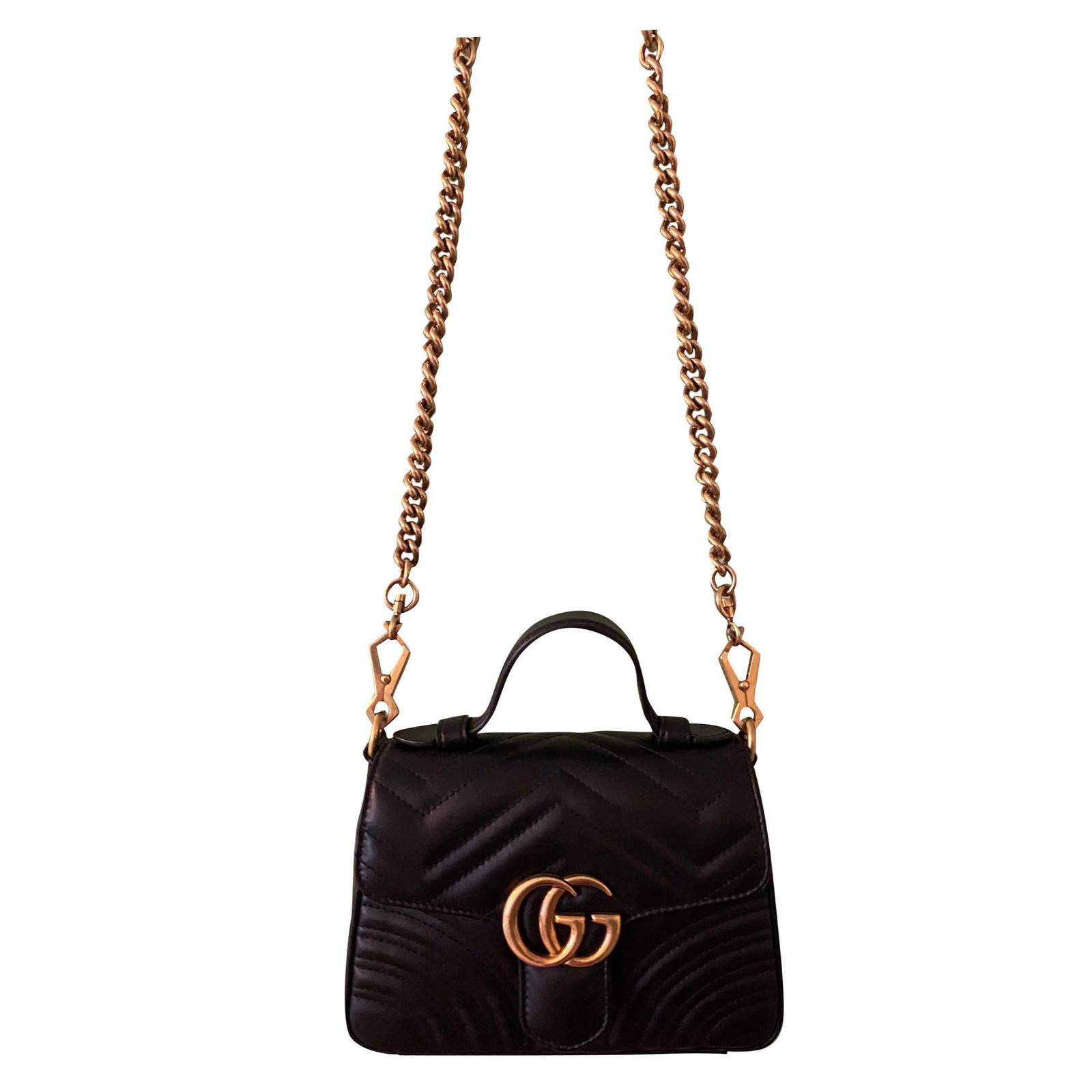Gucci Gg marmont leather mini bag 
