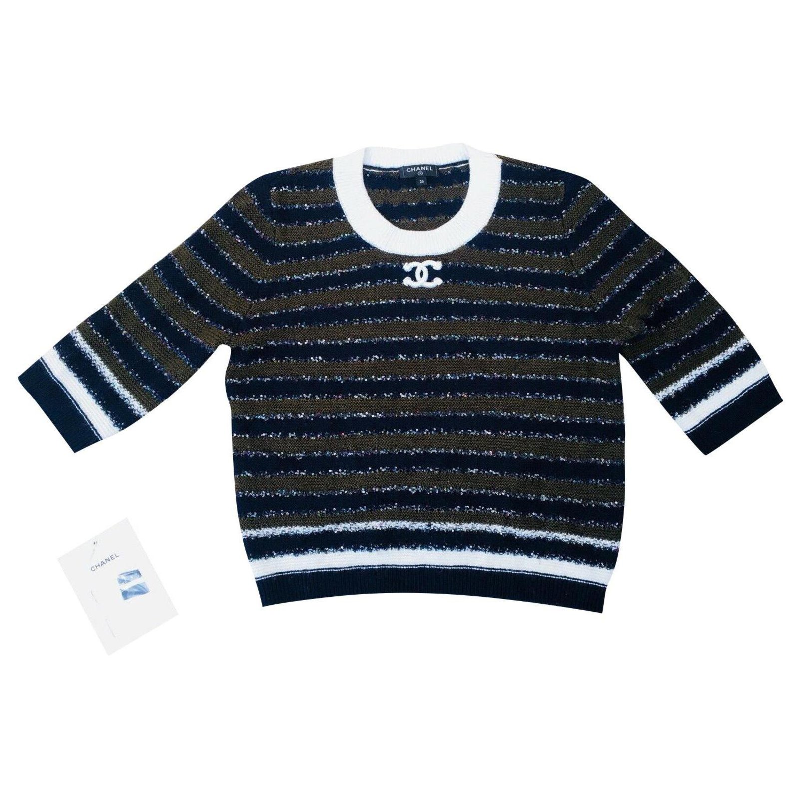 Chanel La Pausa Crew Neck Sweater Jumpers  Designer Exchange  Buy Sell  Exchange