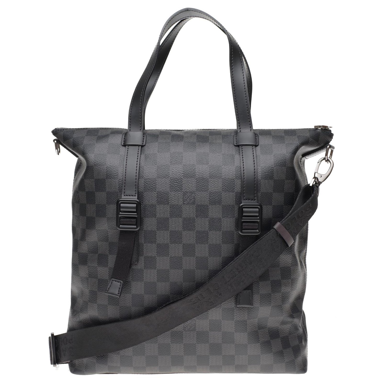 Louis Vuitton Shoulder Bag in Black Damier Canvas