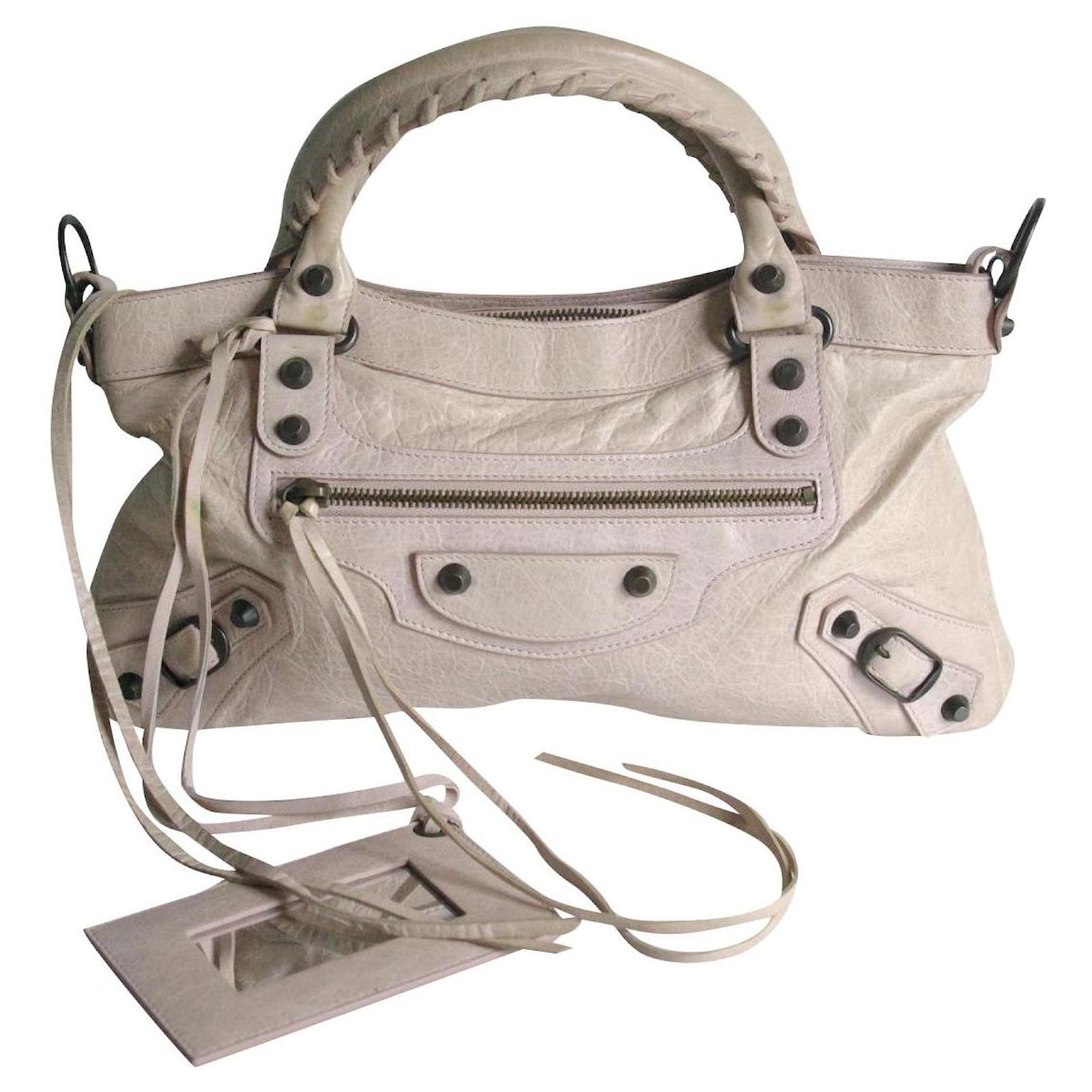 First Balenciaga ERSTE BEIGE ROSE Leder ref.193723 - Joli Closet