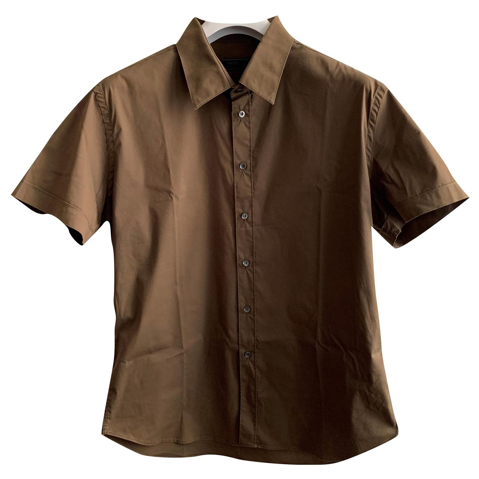 brown prada shirt