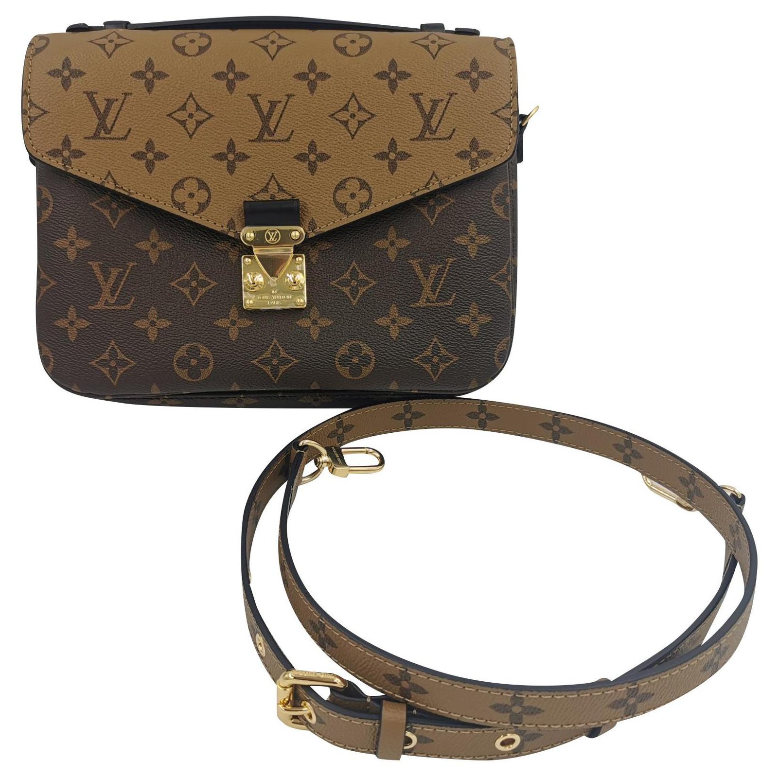 Metis leather crossbody bag Louis Vuitton Brown in Leather - 31481256