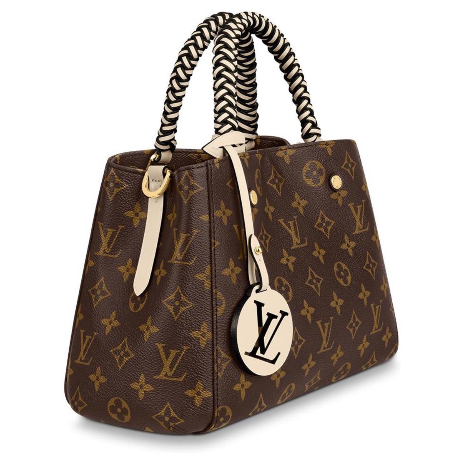 Louis Vuitton LV Montaigne BB new Handbags Leather Dark brown ref.193825 - Joli Closet