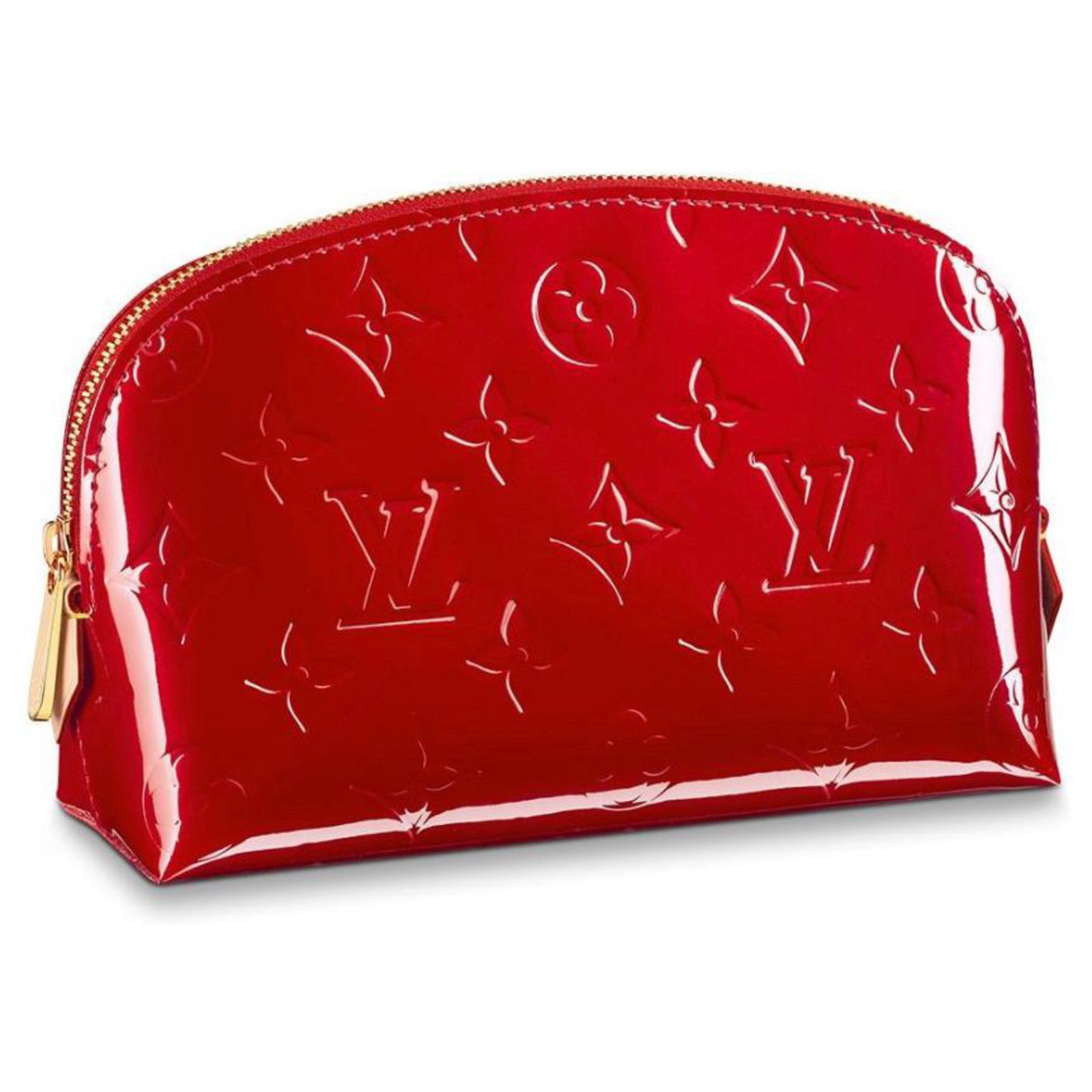 red lv purse