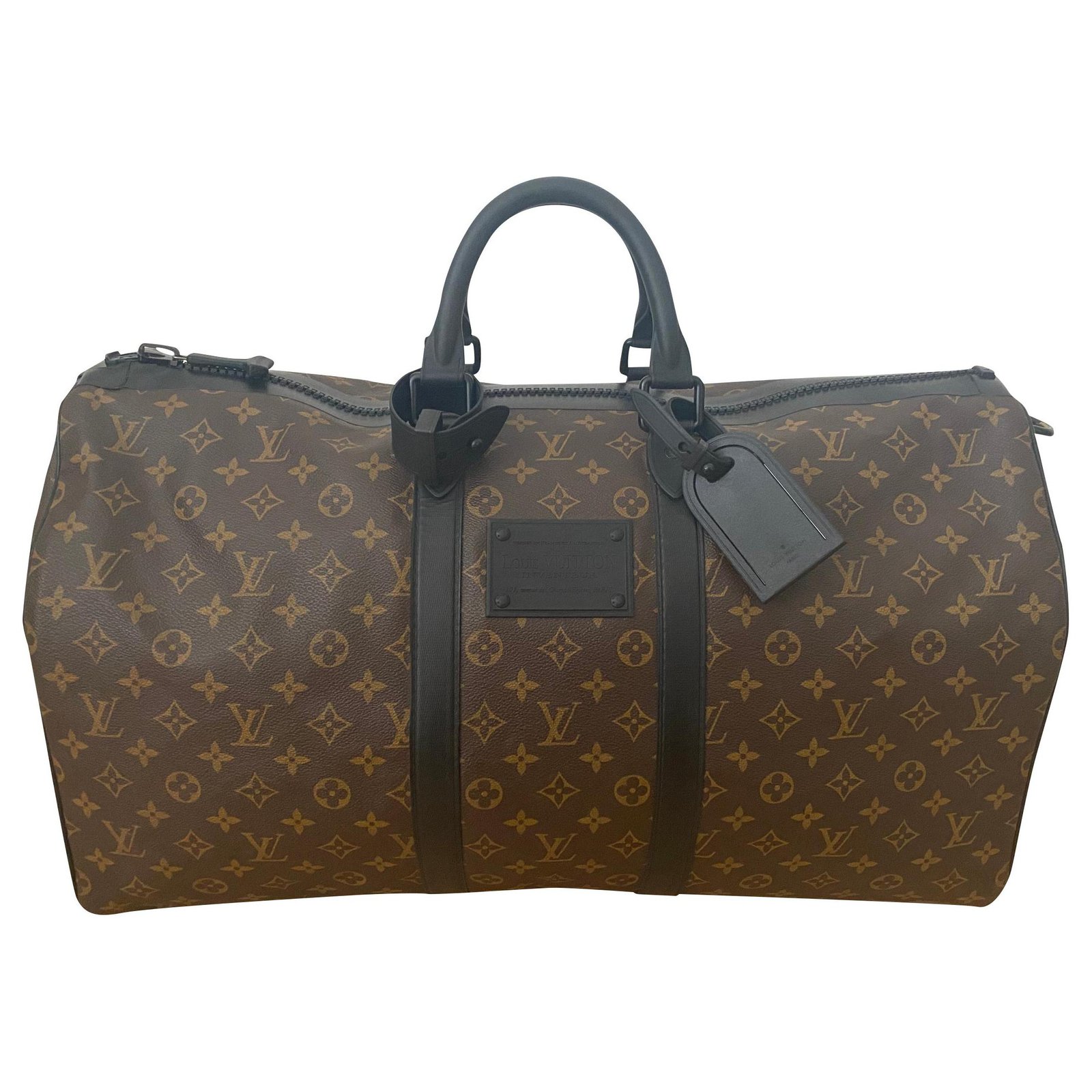 Louis Vuitton Keepall 55 Brown Cloth ref.327760 - Joli Closet