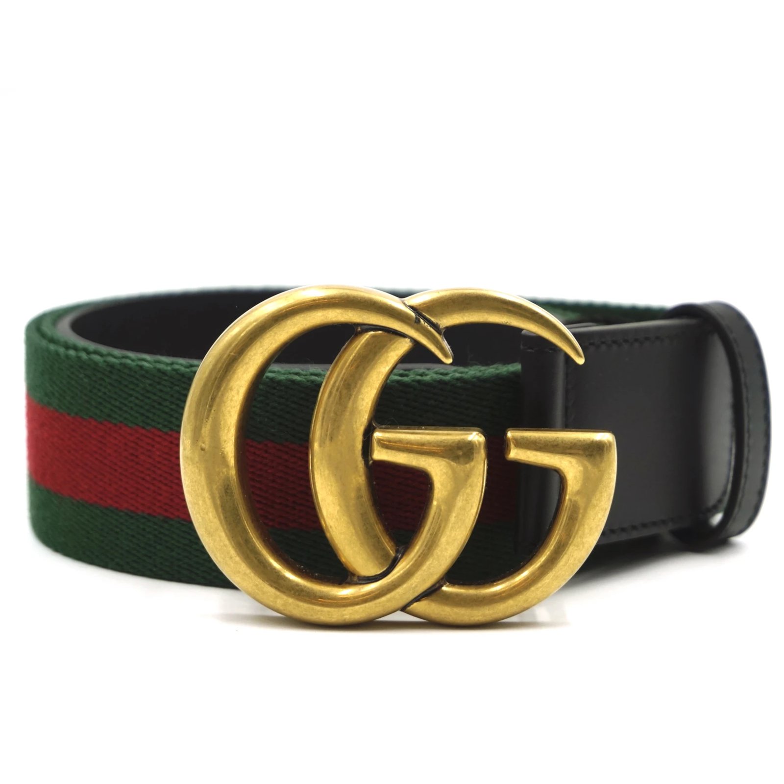 gucci belt red and green gold buckle