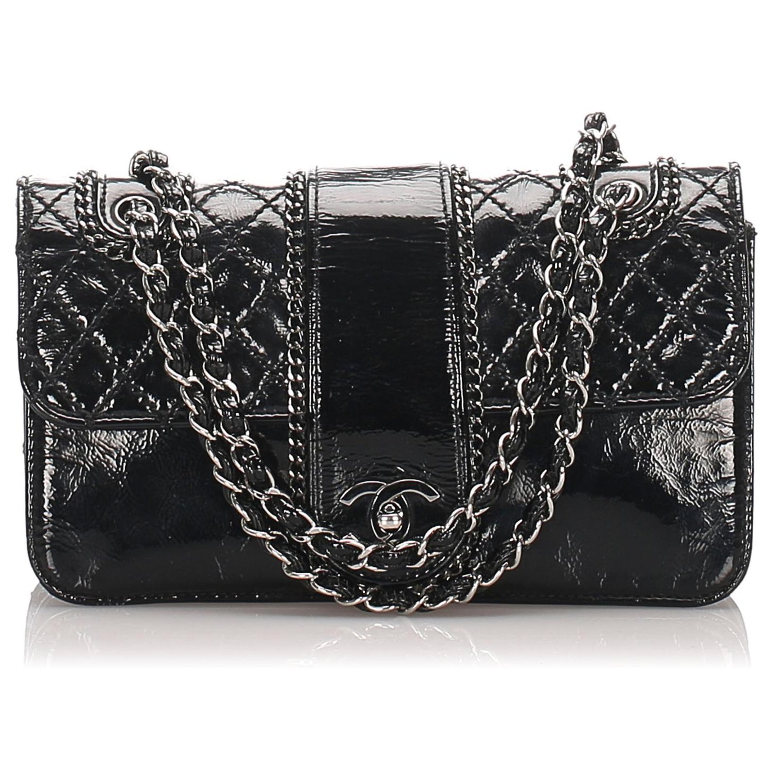 patent leather CHANEL Women Handbags - Vestiaire Collective