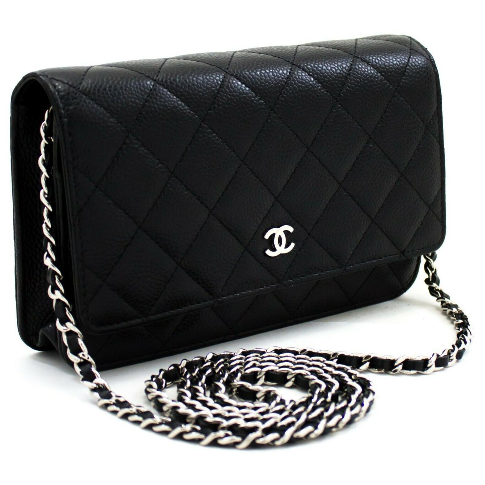 Chanel shoulder bag Black Leather ref.195221 - Joli Closet