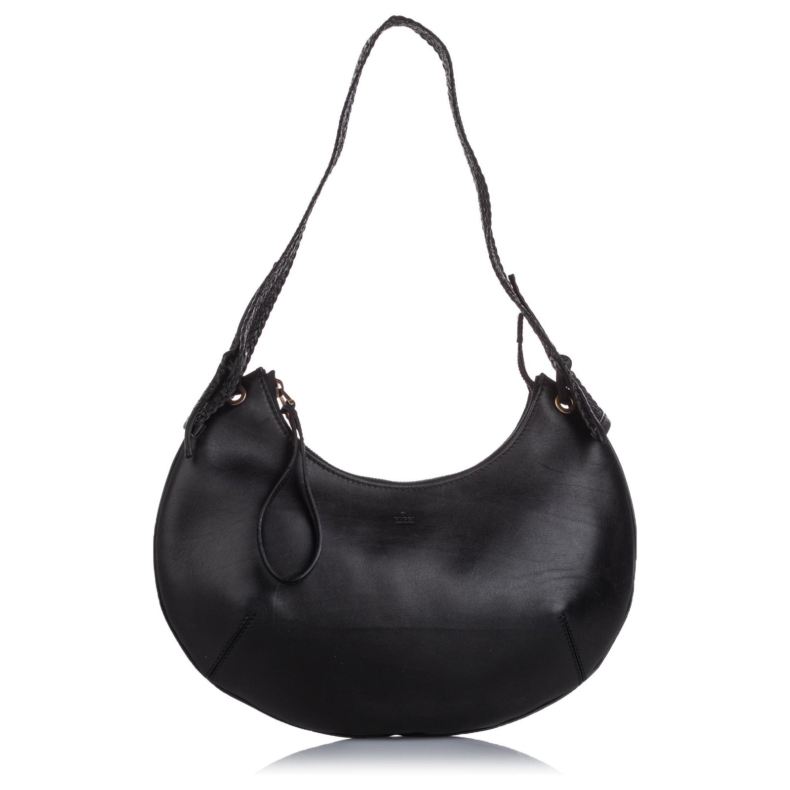 gucci black leather hobo