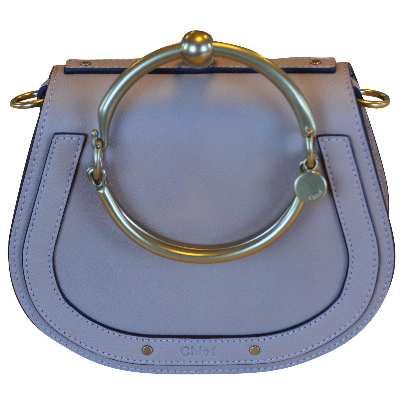 Chloé Medium Nile Leather Saddle Bracelet Bag on SALE