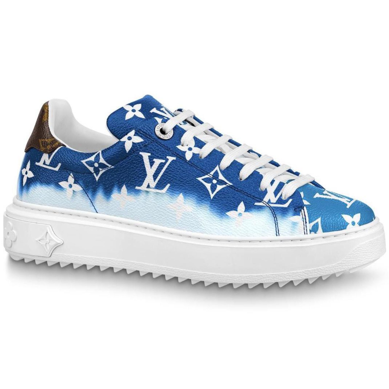 Louis Vuitton LV Escale sneakers new Blue Leather ref.195890