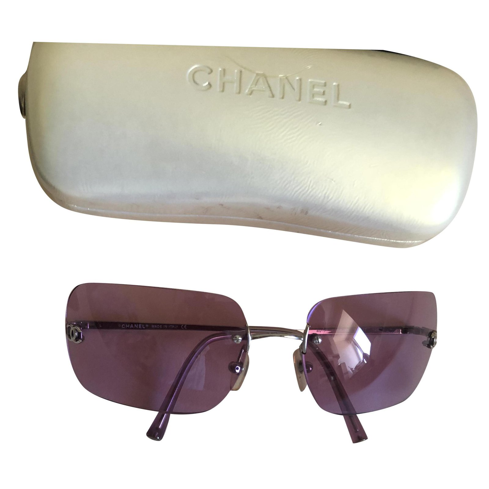 Chanel Sunglasses Purple Metal ref.196102 - Joli Closet