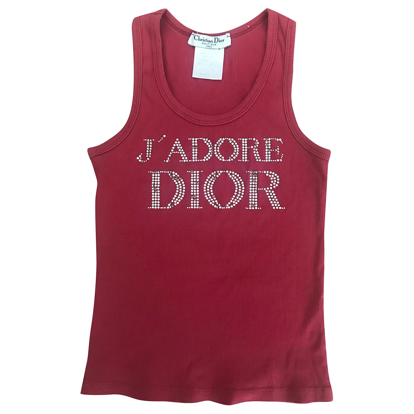 Dior Tops Pink Cotton Joli Closet