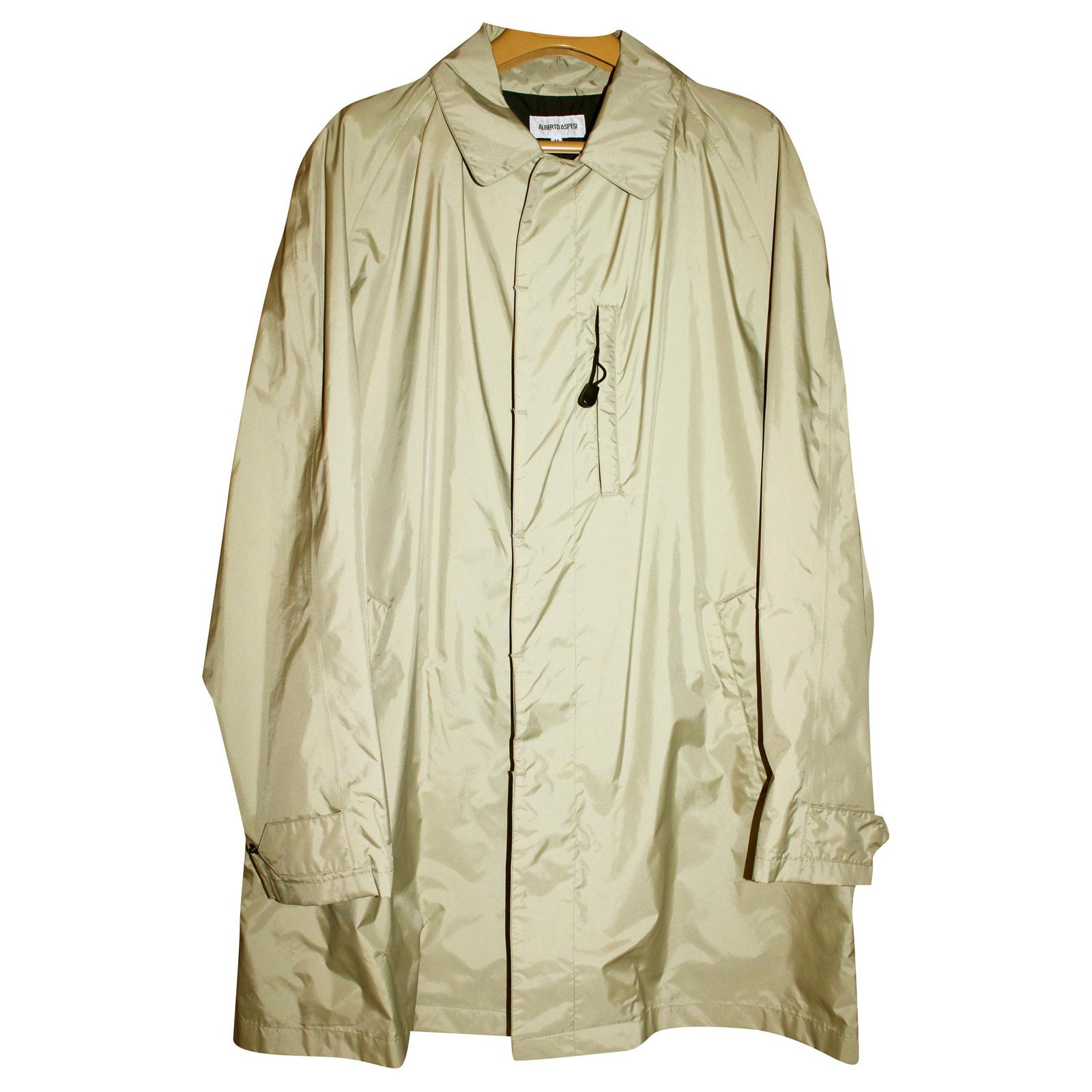 Aspesi Classic trench coat Beige Polyamide Nylon ref.196156 - Joli