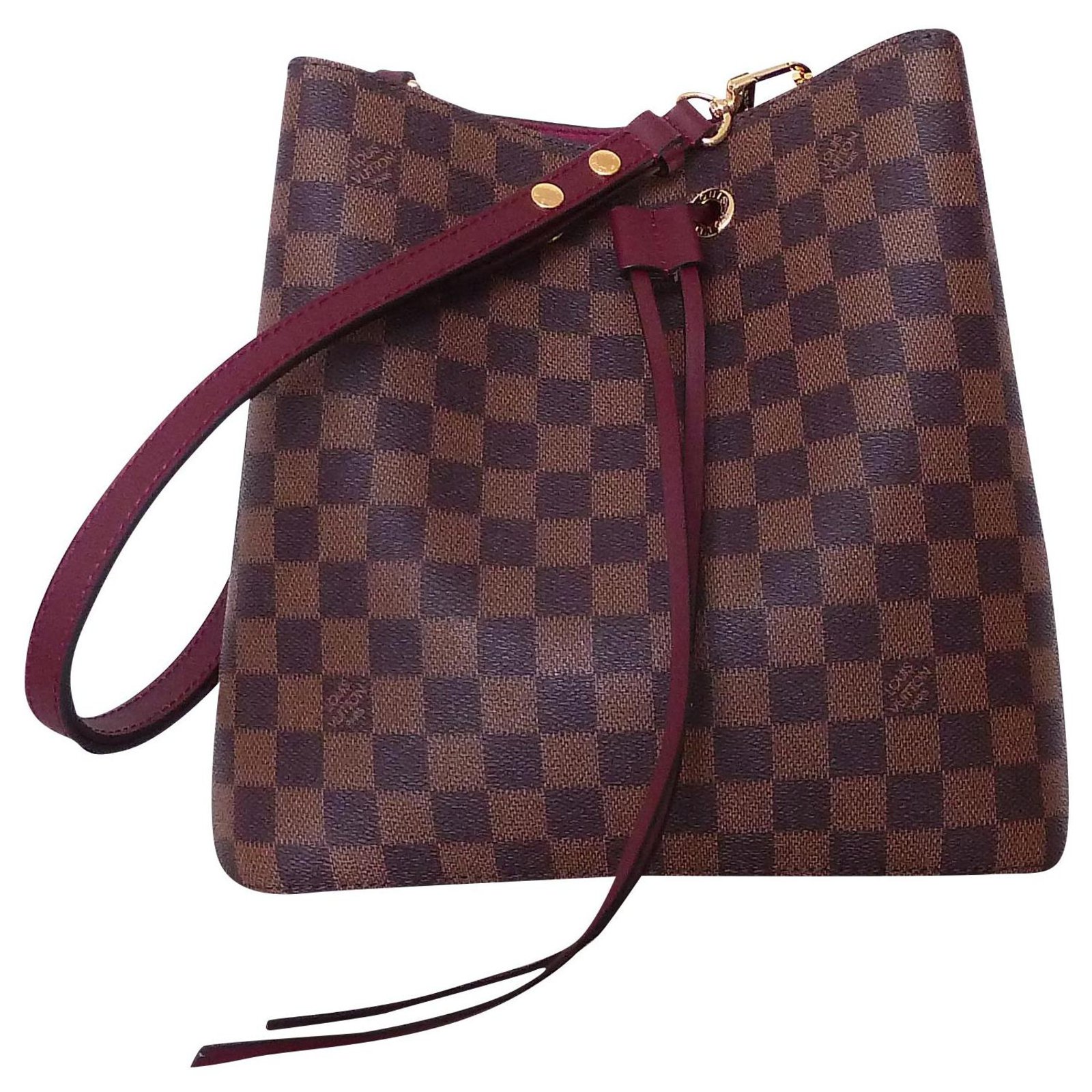 Louis Vuitton Damier Ebene Neonoe MM Cherry Berry