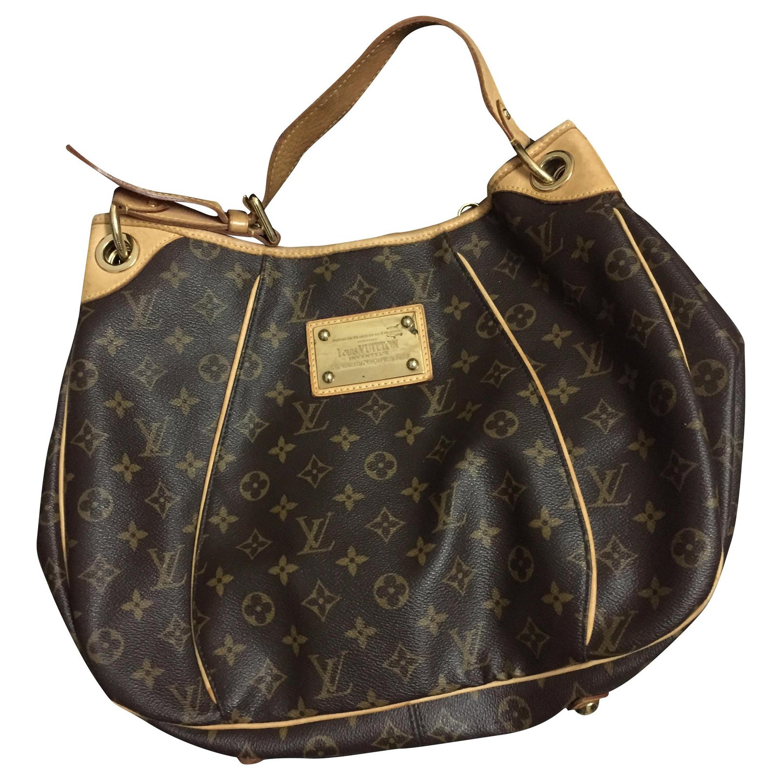 Louis Vuitton Vuitton Galliera Pm bag Brown Leather ref.196416