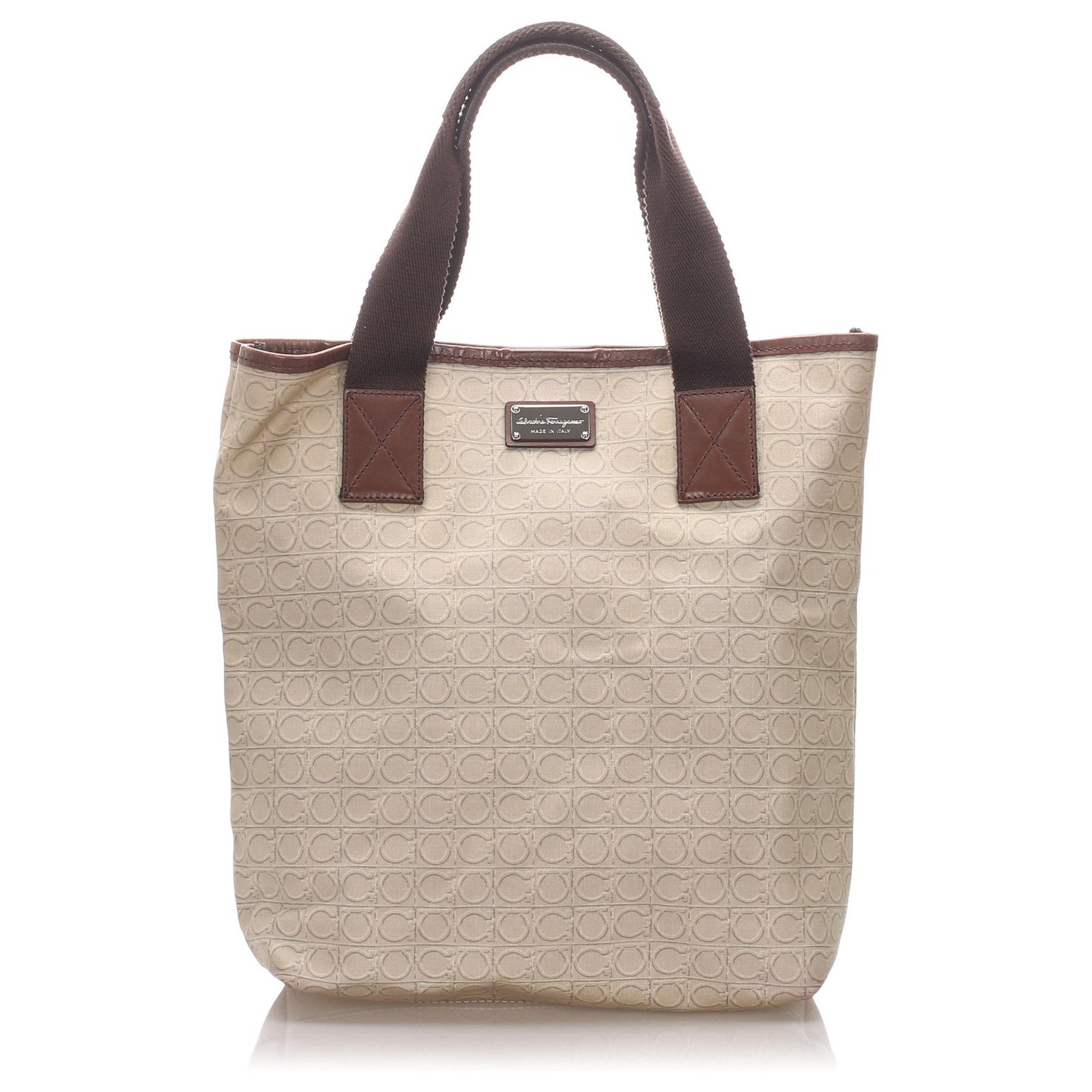 Ferragamo on sale canvas bag