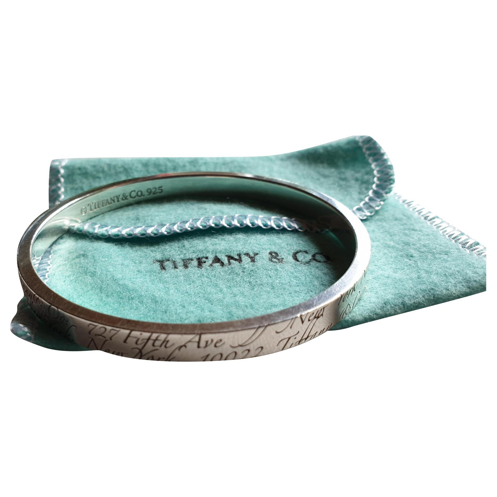 tiffany & co bangles silver
