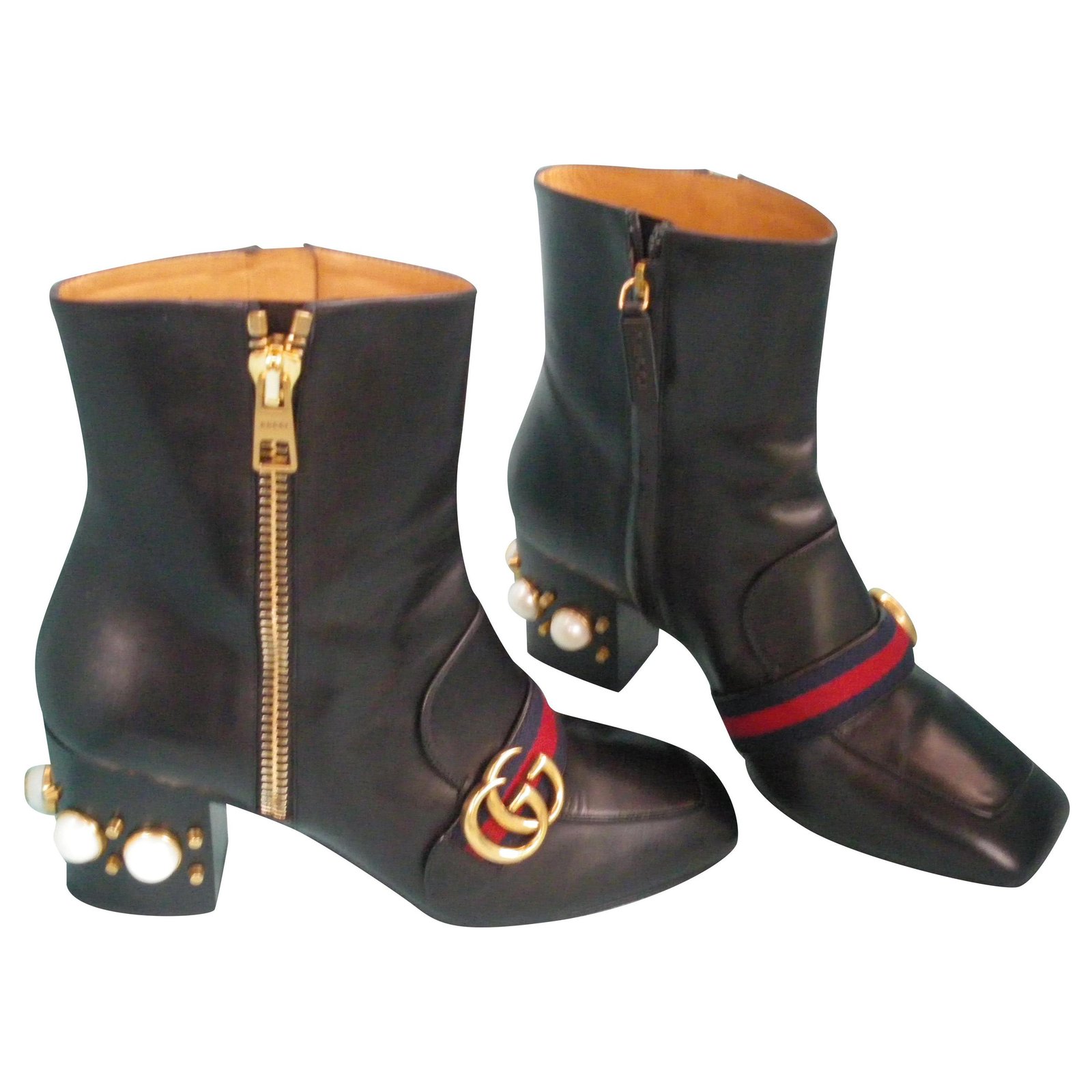 gucci ankle boots with belt