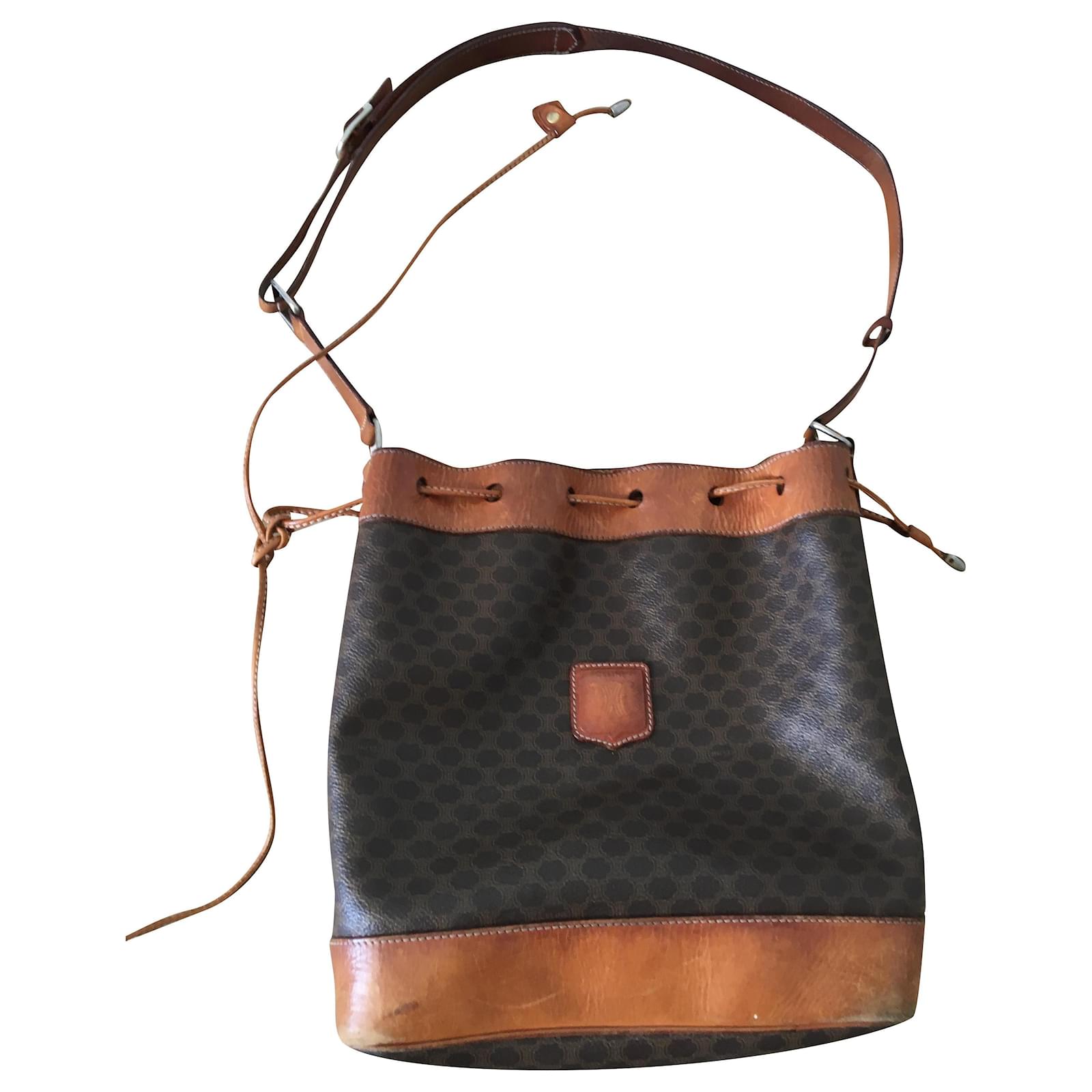 celine monogram bucket bag