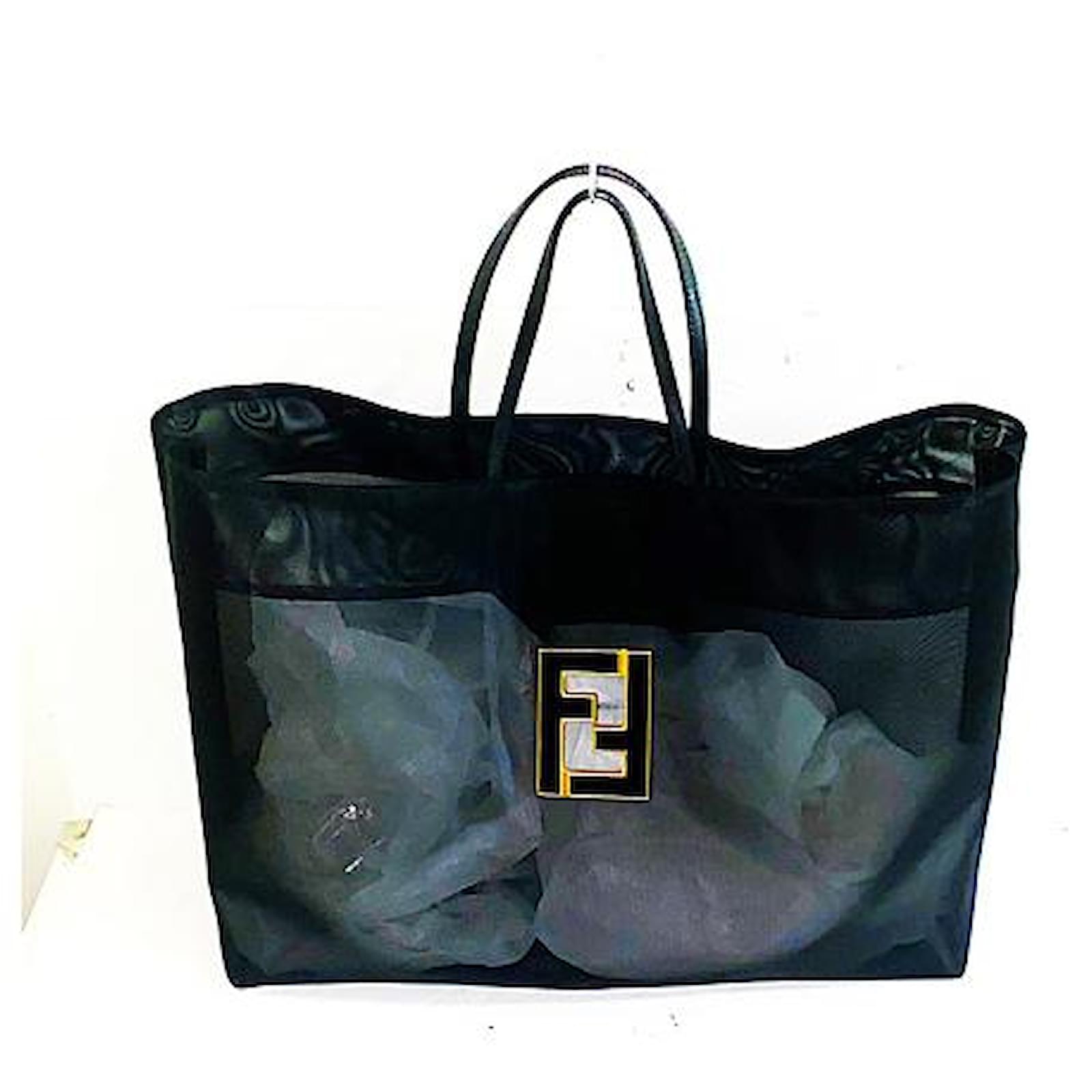 fendi transparent tote