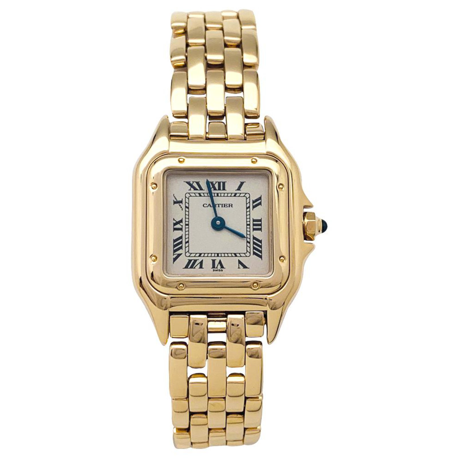 cartier panthere watch yellow gold