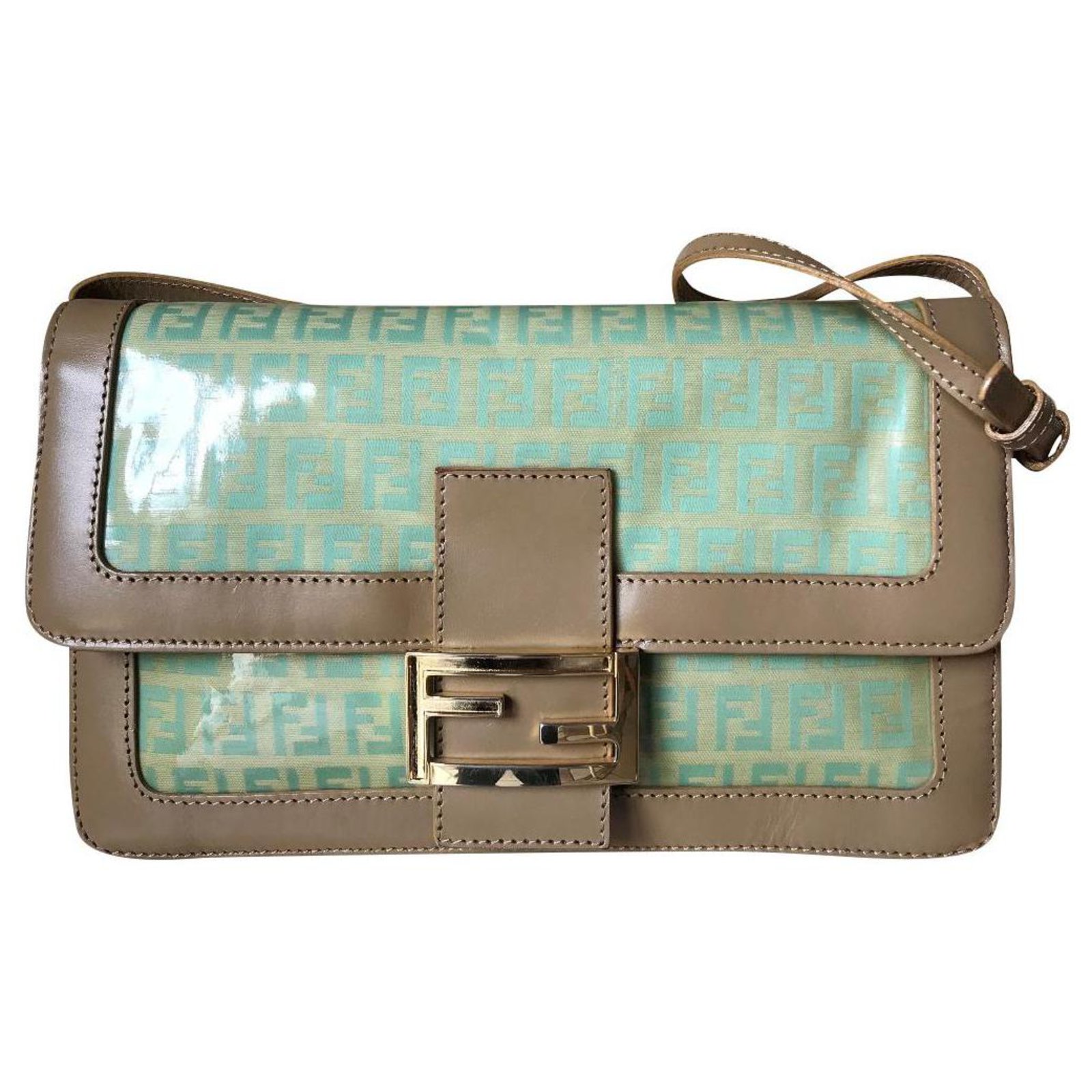 fendi baguette turquoise