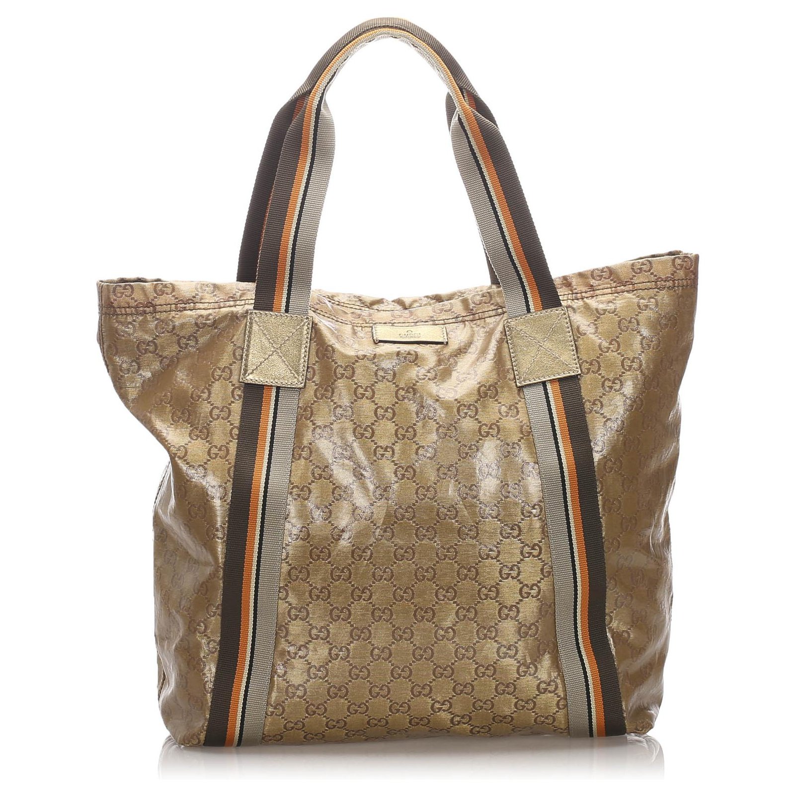 gucci gold tote bag