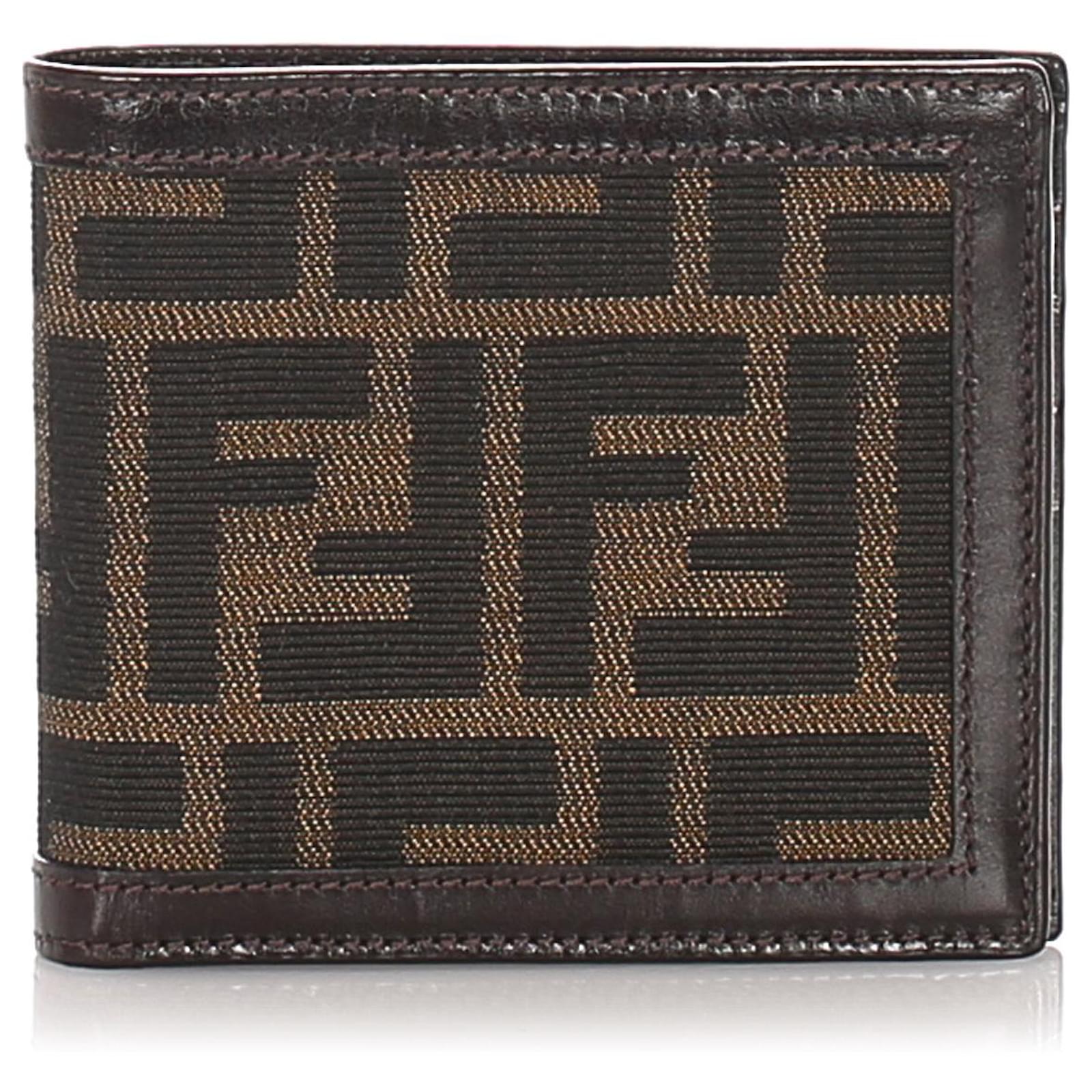 fendi compact wallet