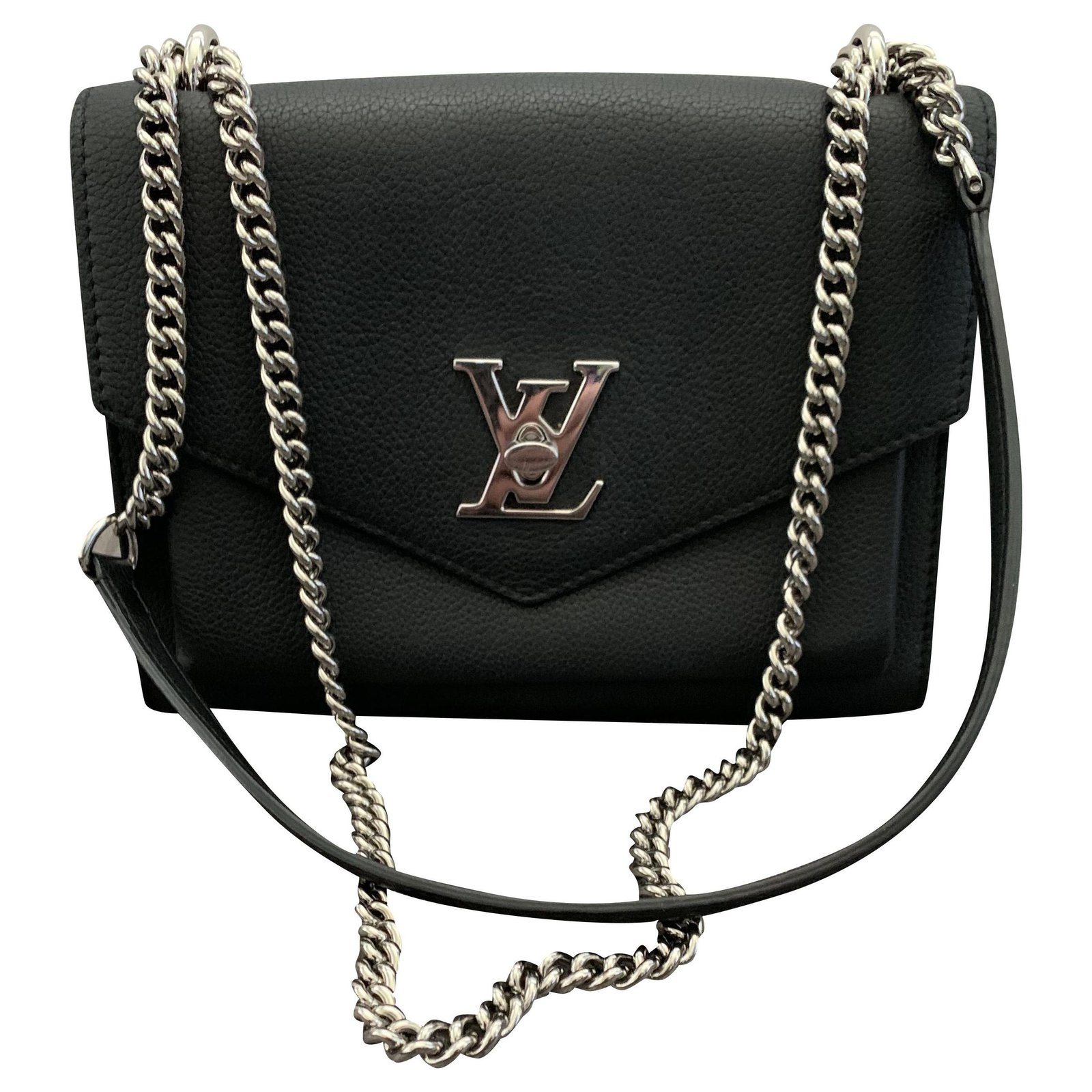 Louis Vuitton Mylockme Black Leather ref.197791 - Joli Closet