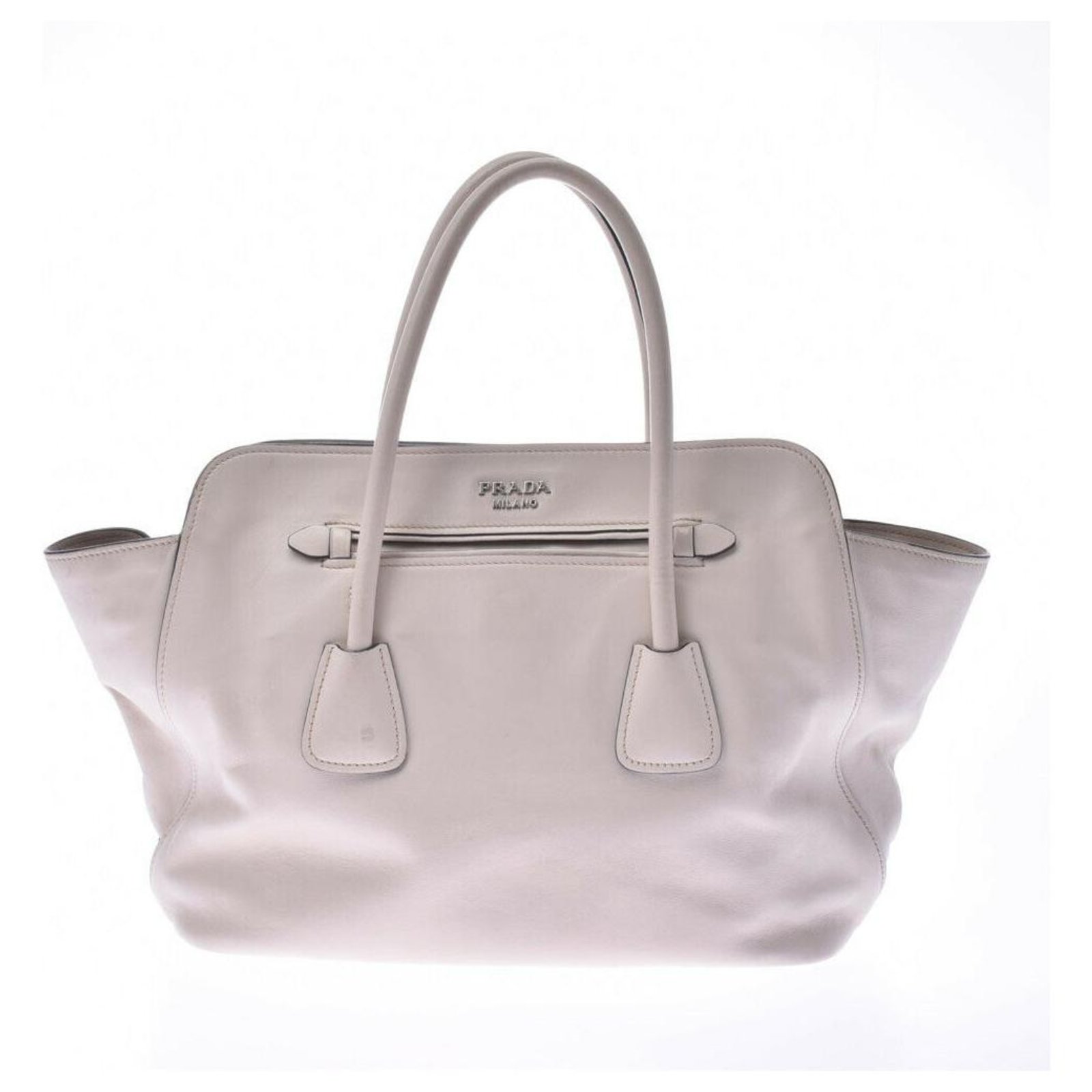 white prada purse