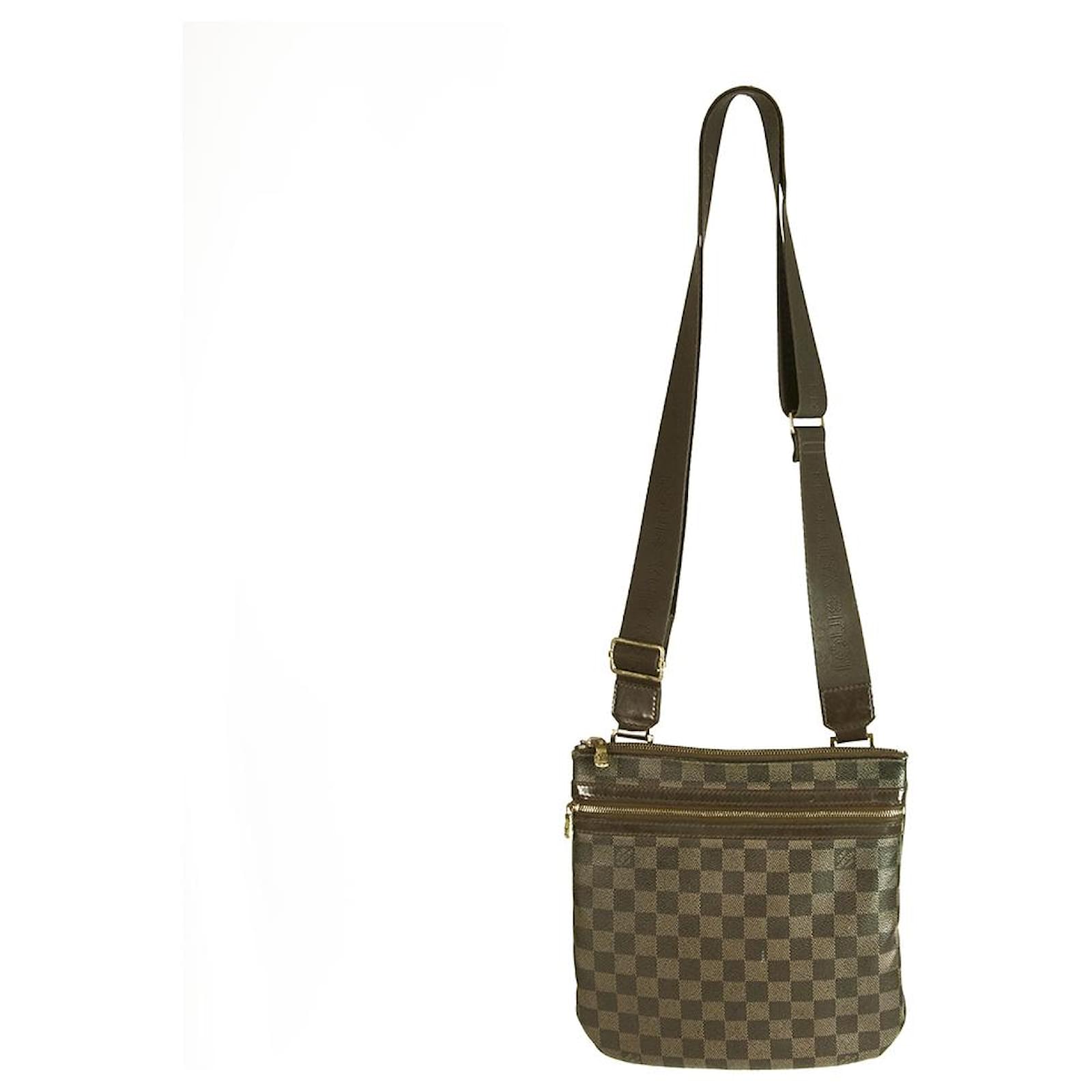 louis vuitton brown damier bolsa