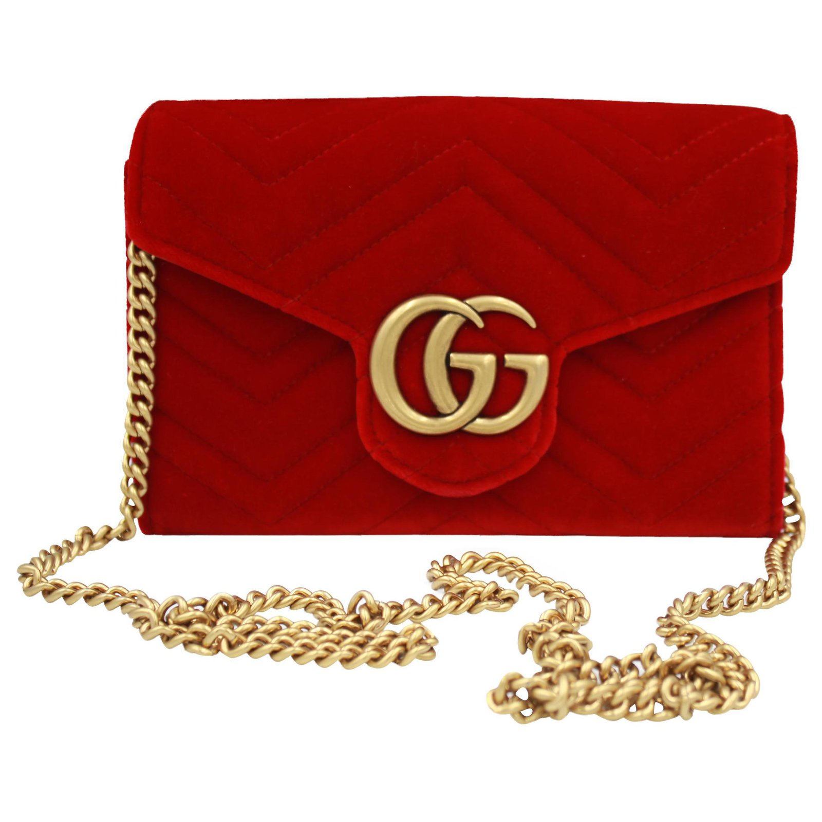 gucci wallet on a chain marmont